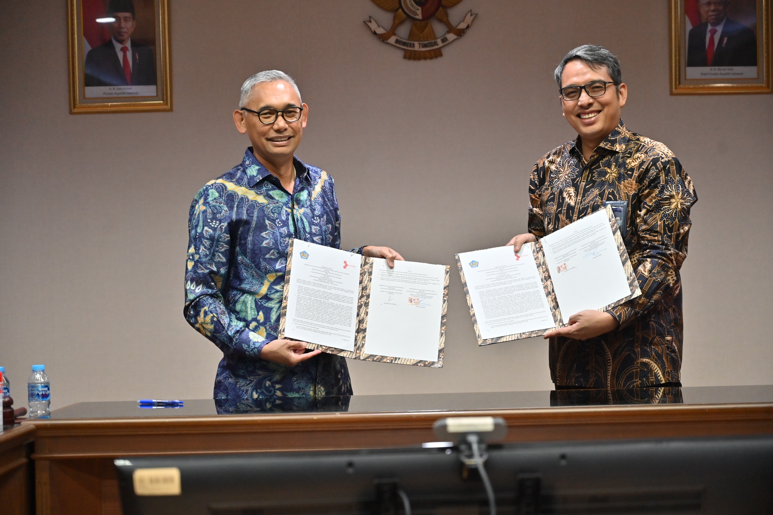 Dirjen KN Sahkan Kontrak Payung Penyediaan Jasa Asuransi Barang Milik Negara