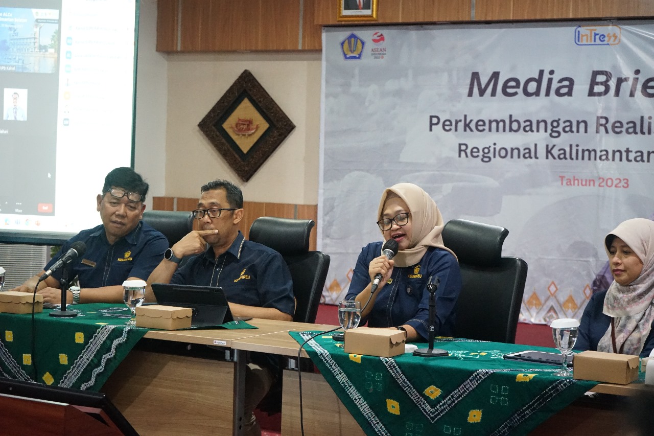Media Briefing, Kemenkeu Kalimantan Selatan sampaikan Realisasi APBN per 30 November 2023