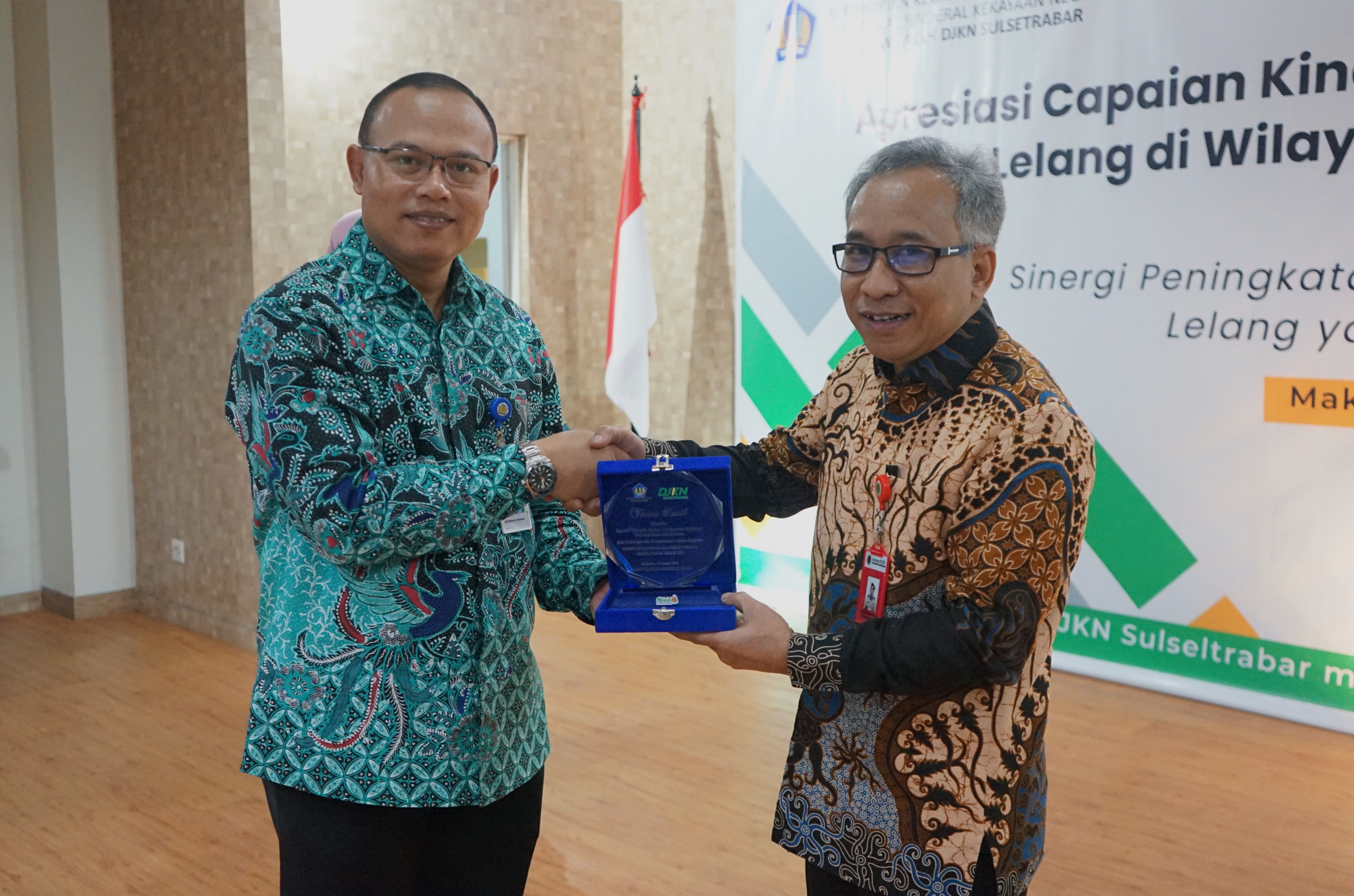 Apresiasi Capaian Kinerja Pengelolaan Kekayaan Negara dan Lelang di Wilayah Sulawesi Selatan Tahun 2023
