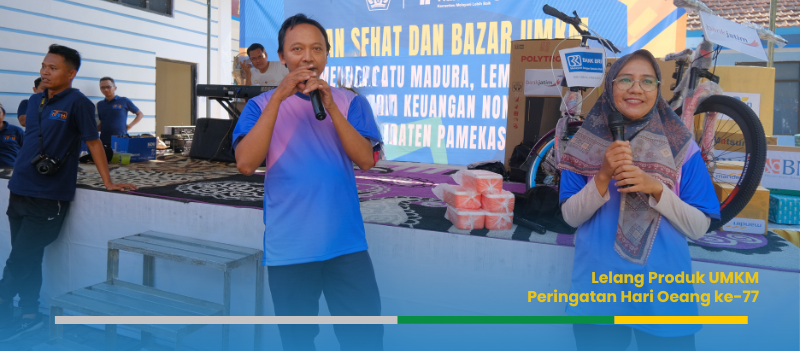 Puncak Hari Oeang Republik Indonesia (HORI) yang ke-77: KPKNL Pamekasan Gelar Lelang Produk UMKM