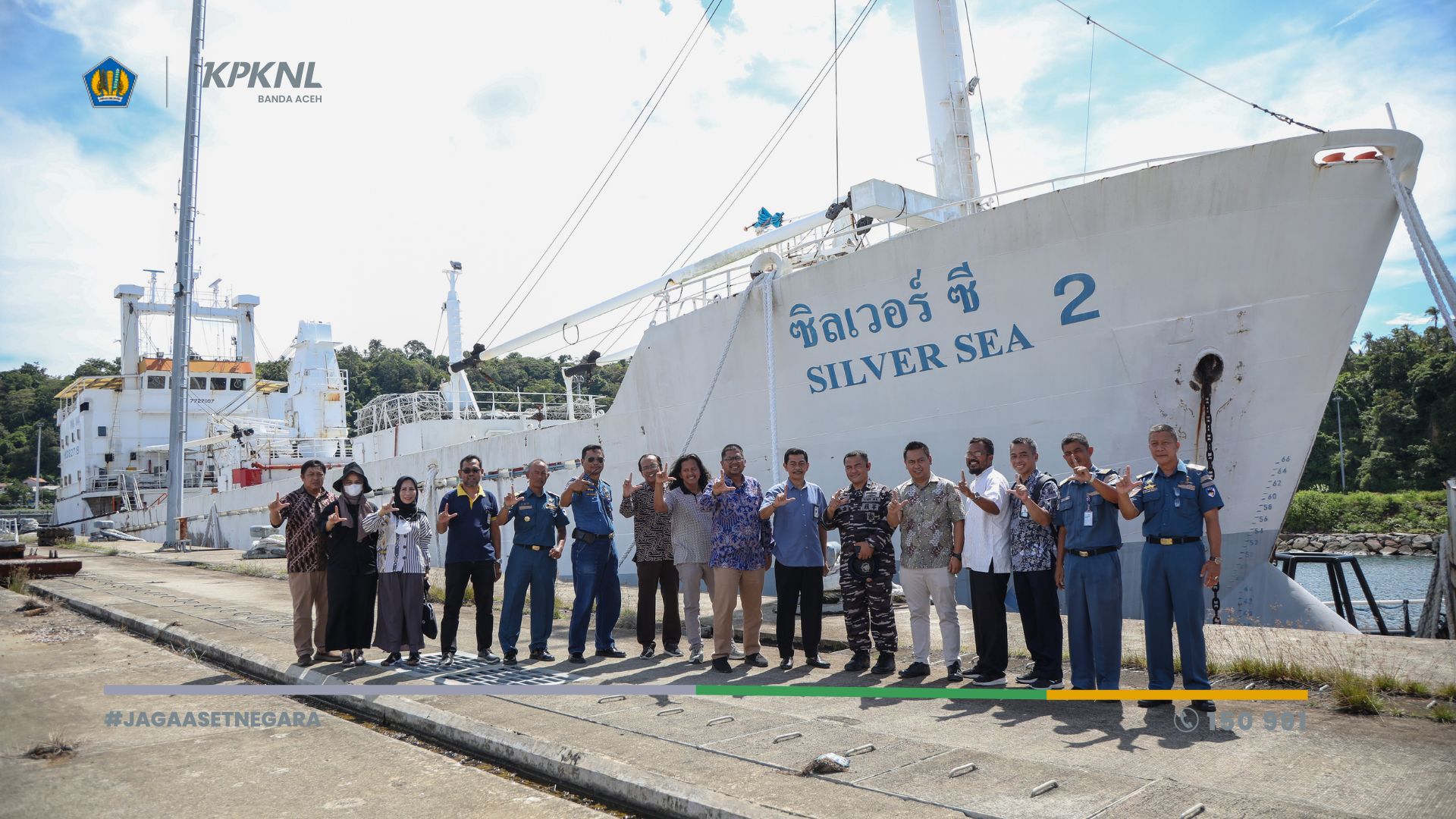 Serah Terima Lelang Kapal MV Silver Sea II