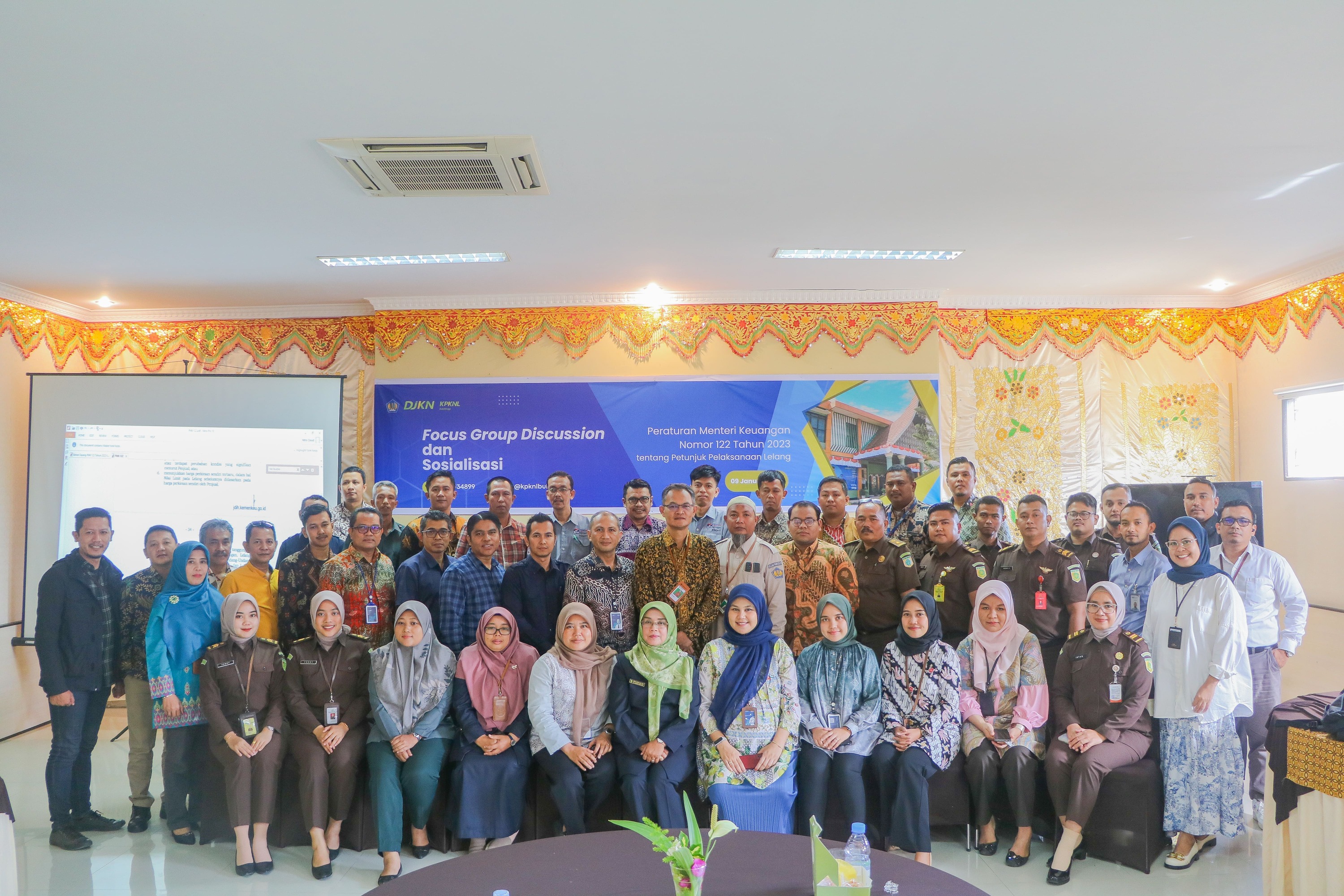 KPKNL Bukittinggi Sosialisasikan PMK 122 Tahun 2023 tentang Petunjuk Pelaksanaan Lelang