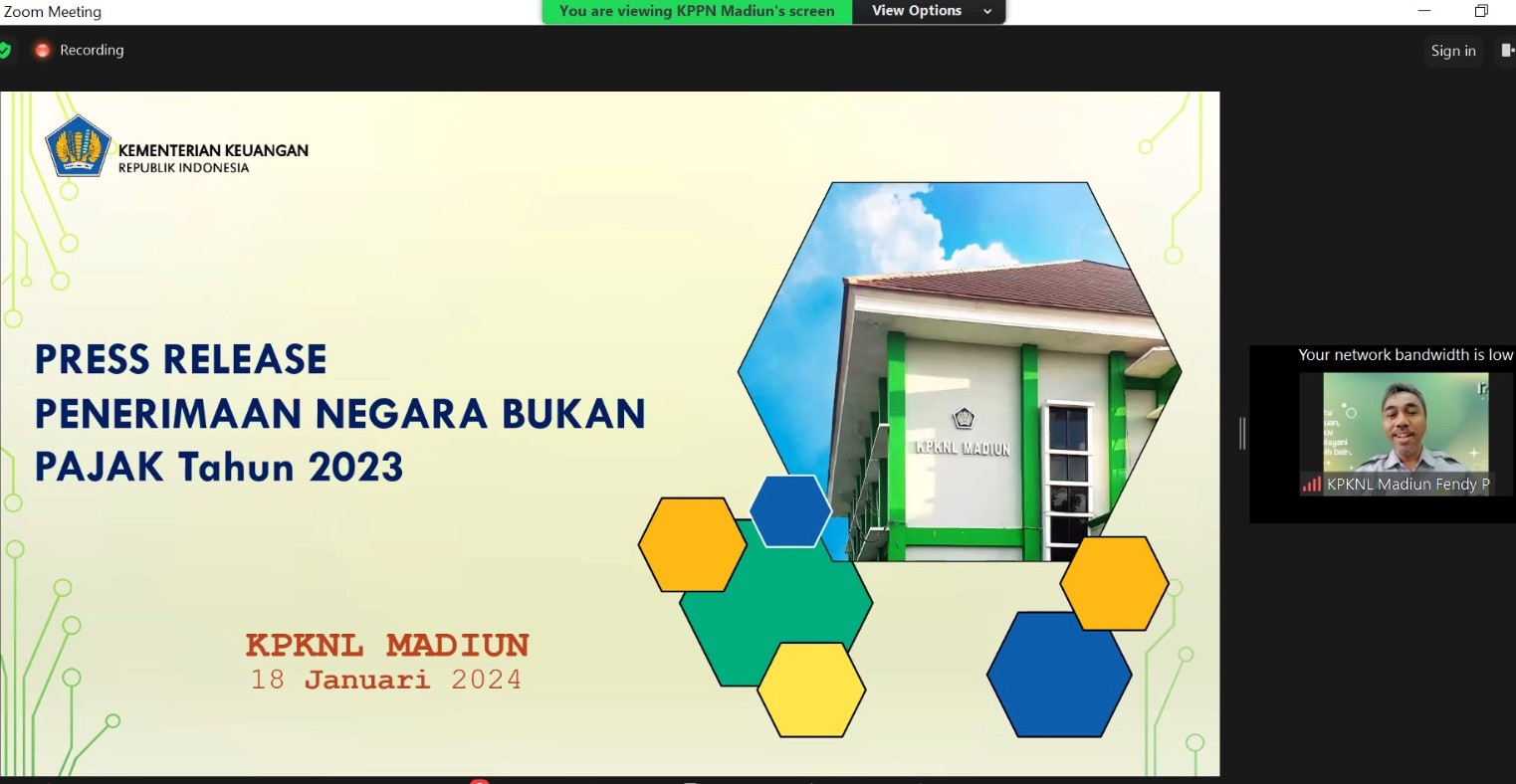 Press Release Pelaksanaan APBN Tahun Anggaran 2023 Wilayah Madiun Raya