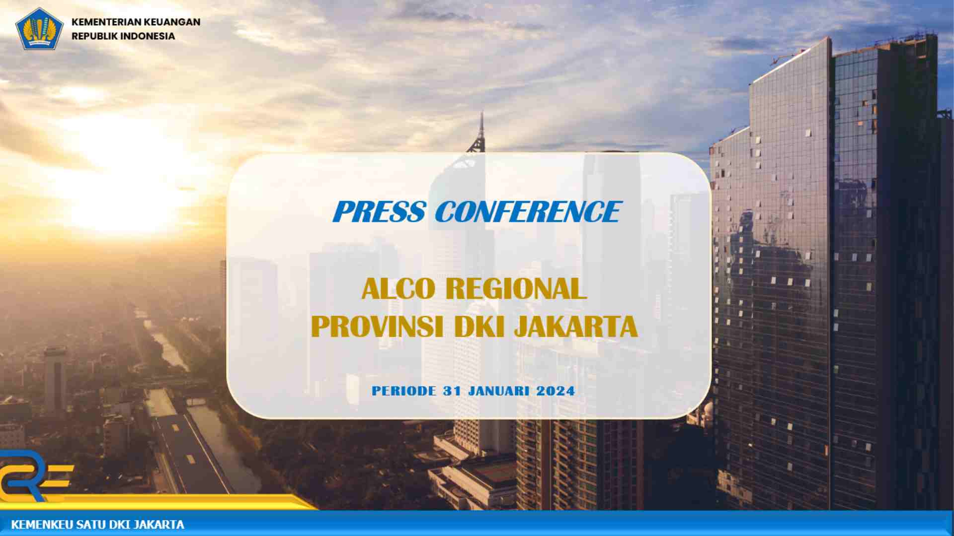 Press Conference Kinerja APBN Kita Wilayah Provinsi DKI Jakarta sampai dengan 31 Januari 2024