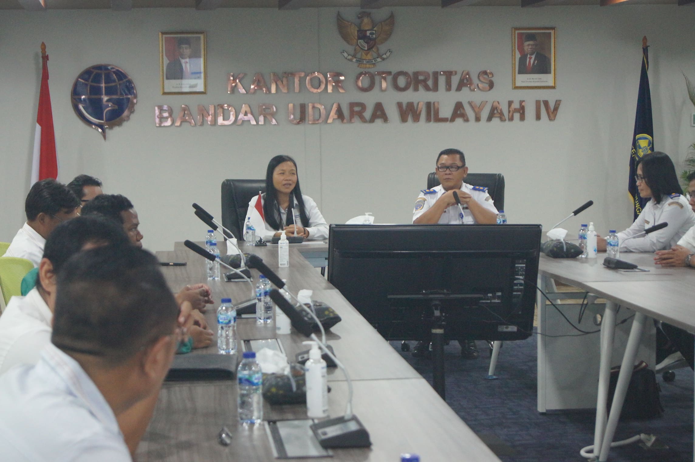 Kanwil DJKN Bali dan Nusa Tenggara Study Banding Benchmark Tata Ruang Perkantoran ke Kantor Otoritas Bandar Udara Wilayah IV Bali
