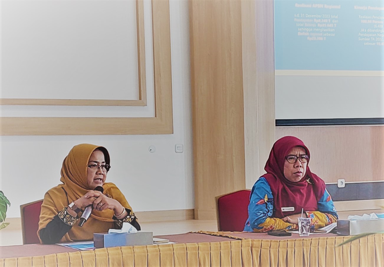 Konferensi Pers APBN Kita dan ALCo Regional Sumatera Barat Tahun 2023