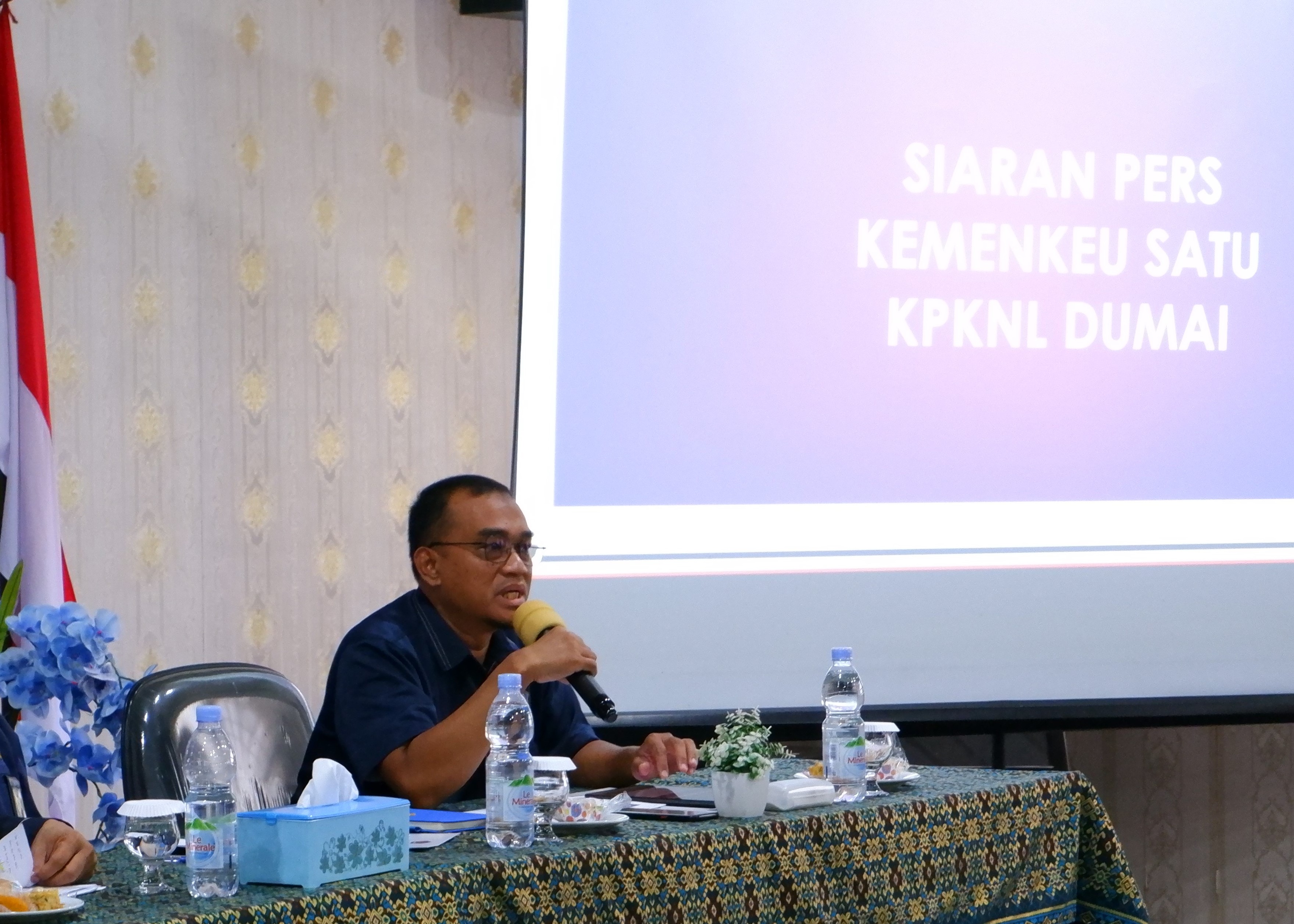 KPKNL Dumai Menyampaikan Realisasi Capaian pada Siaran Pers Realisasi APBN 2023 Kemenkeu Satu Riau Pesisir