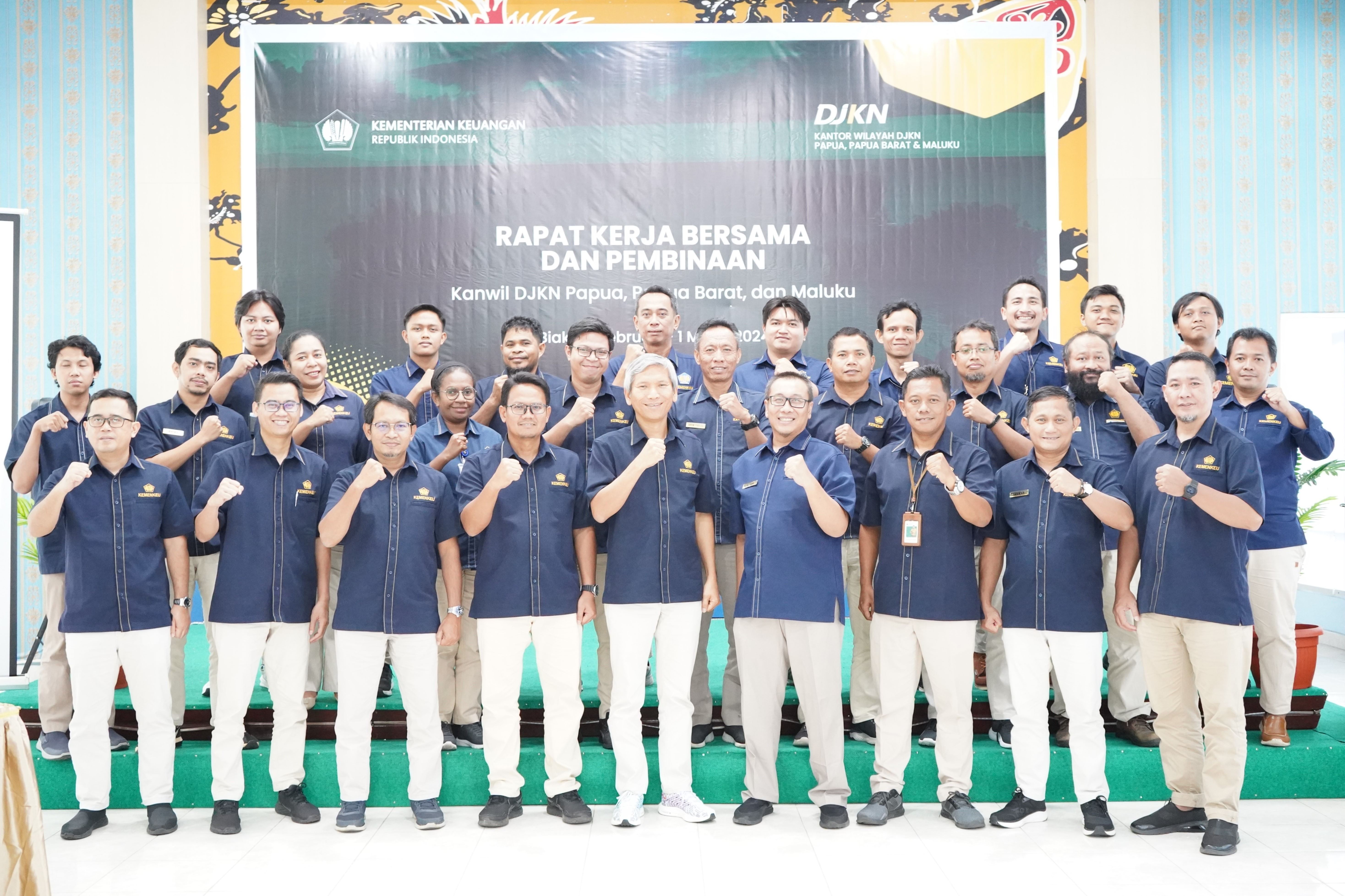 Rapat Kerja Bersama dan Pembinaan Lingkup Kanwil DJKN Papabaruku