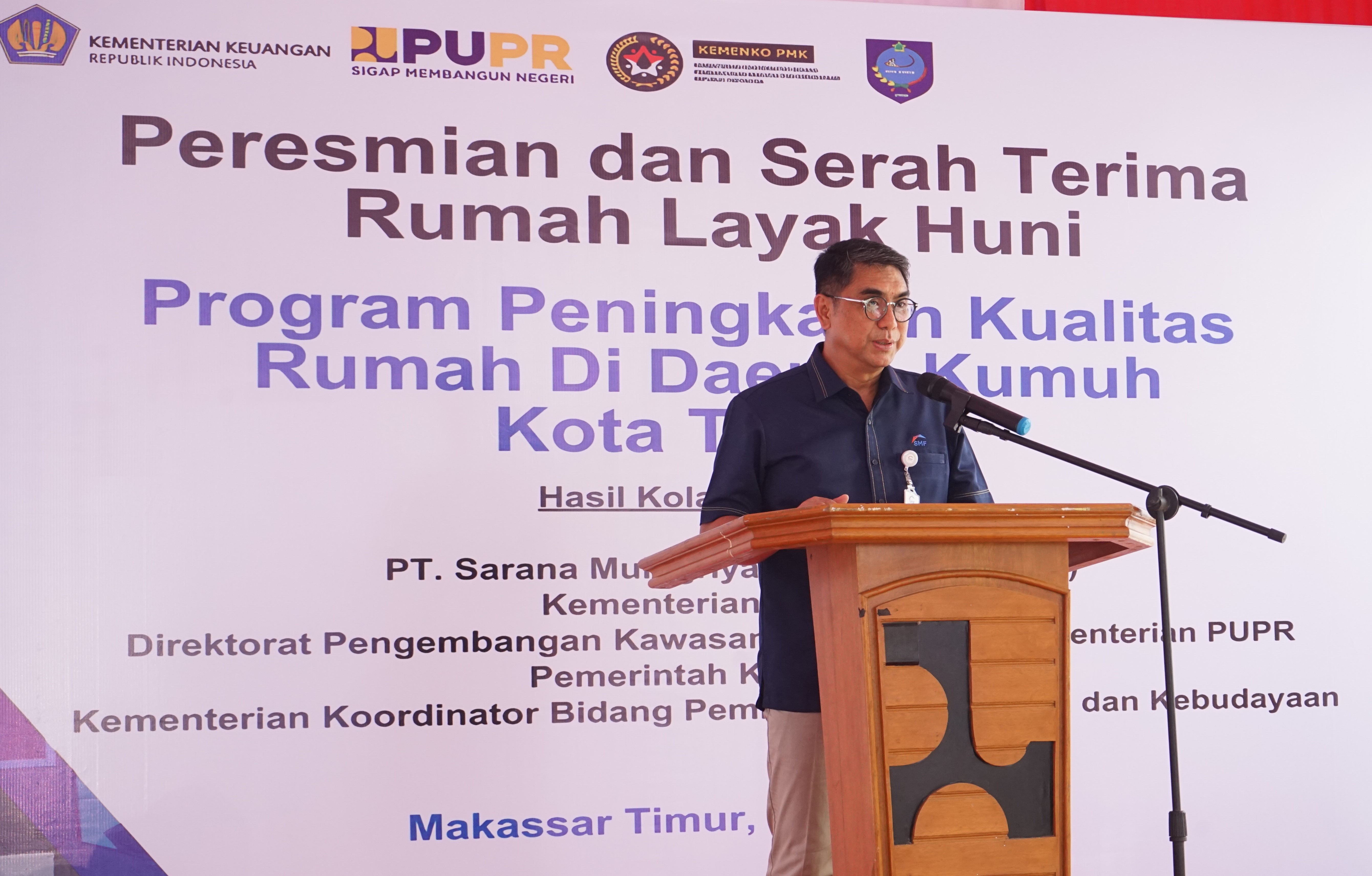 Peresmian dan Penyerahan Rumah Layak Huni dari CSR PT. Sarana Multigriya Finansial (Persero) di Ternate