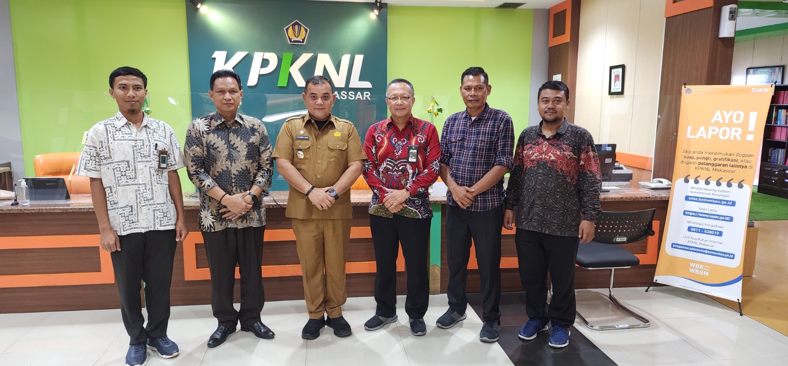 Kunjungan Kerja Bupati Sinjai di KPKNL Makassar