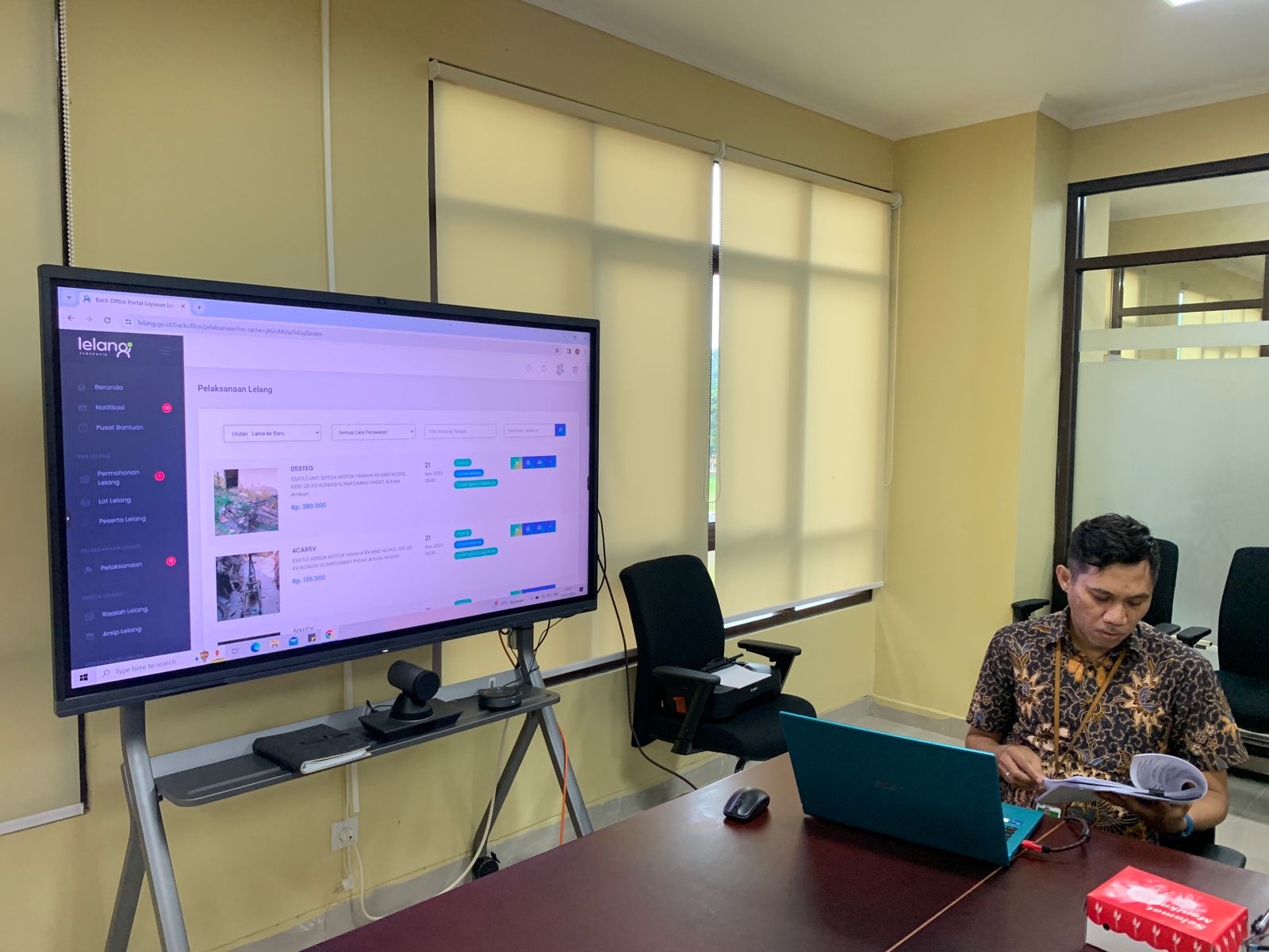 PERUBAHAN MEKANISME PENAWARAN PADA PERATURAN MENTERI KEUANGAN NOMOR 122 TAHUN 2023 TENTANG PETUNJUK PELAKSANAAN LELANG