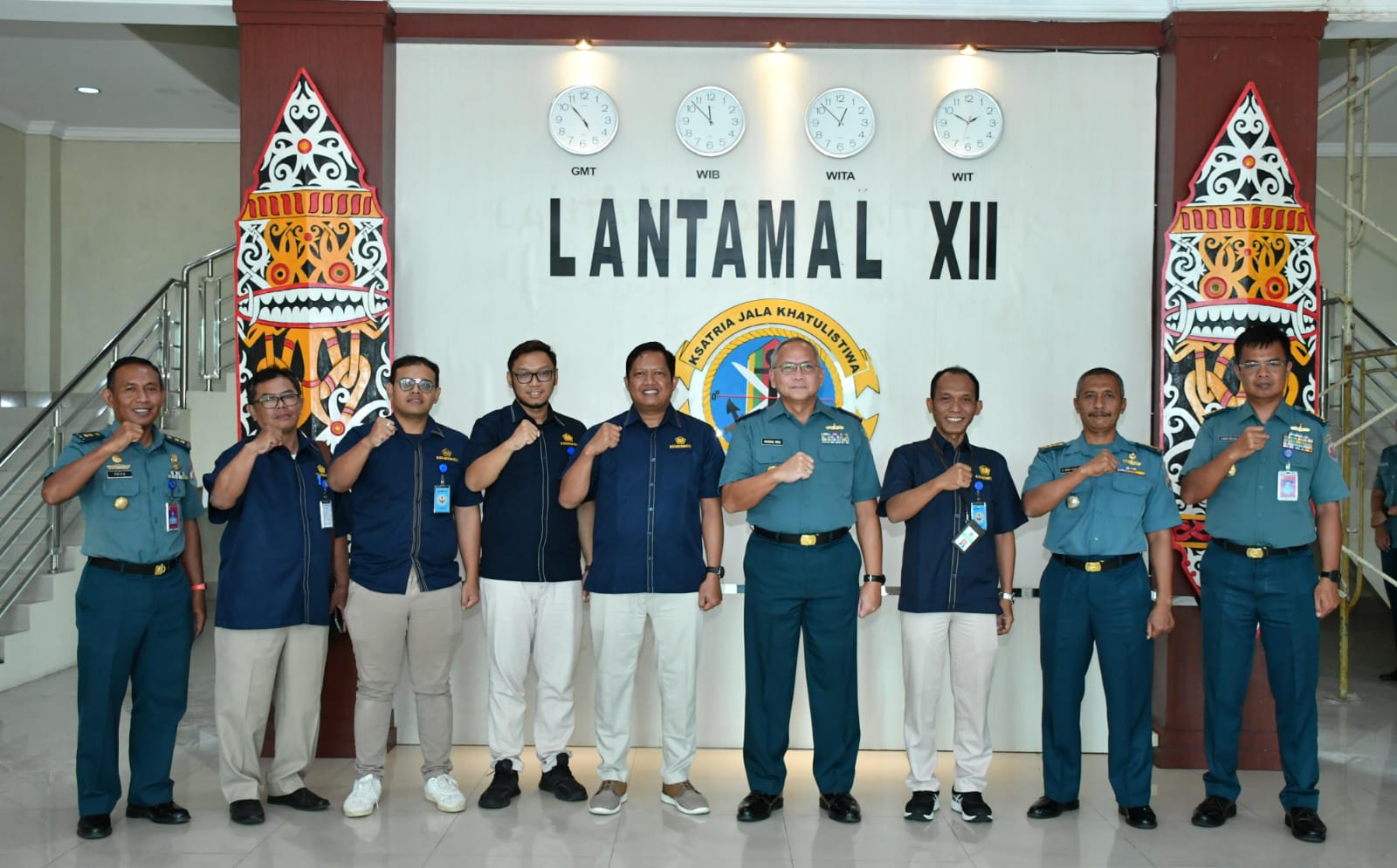 KPKNL Singkawang lakukan kunjungan kerja ke Pangkalan  Utama TNI Angkatan Laut XII Pontianak