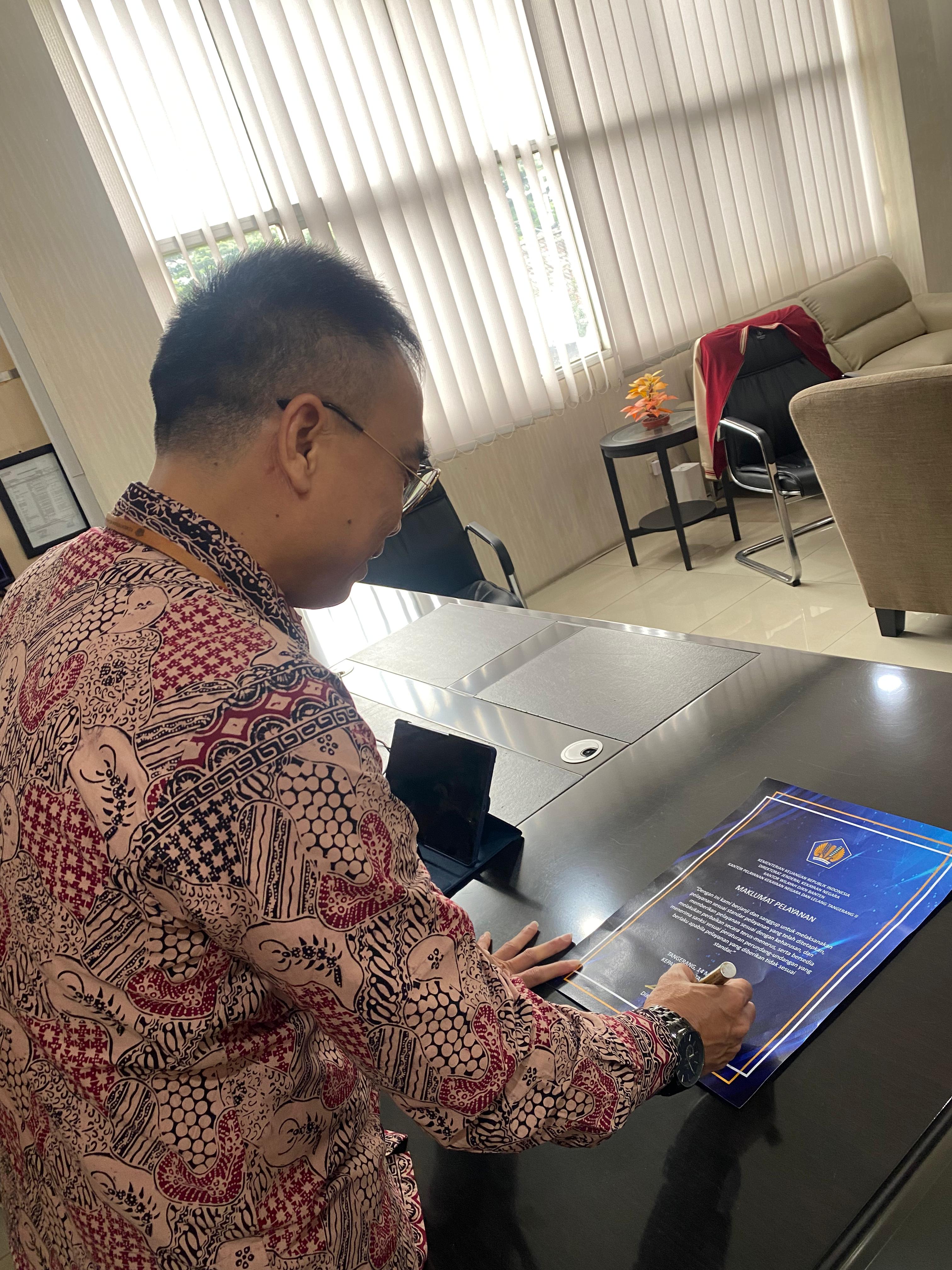 KPKNL Tangerang II Berkomitmen Laksanakan Maklumat Pelayanan