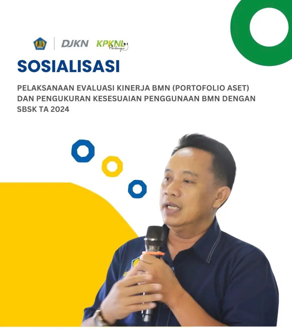 KPKNL Pekalongan Sosialisasikan Portofolio Aset dan Pengukuran Kesesuaian Penggunaan BMN Dengan SBSK TA 2024