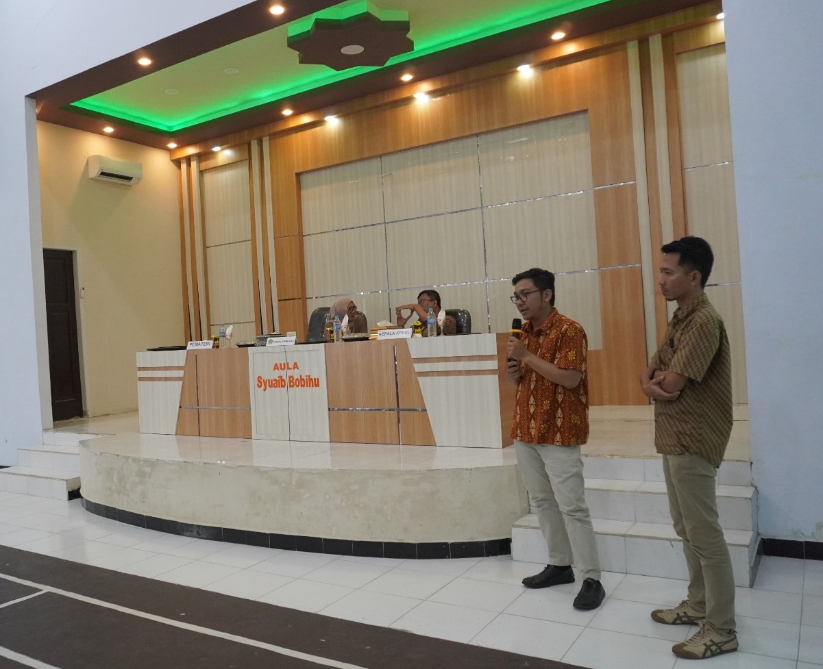KPKNL Gorontalo Kampanye dan Sharing Informasi Pembangunan ZI WBK/WBBM ke Kantor Kementerian Agama Kota Gorontalo