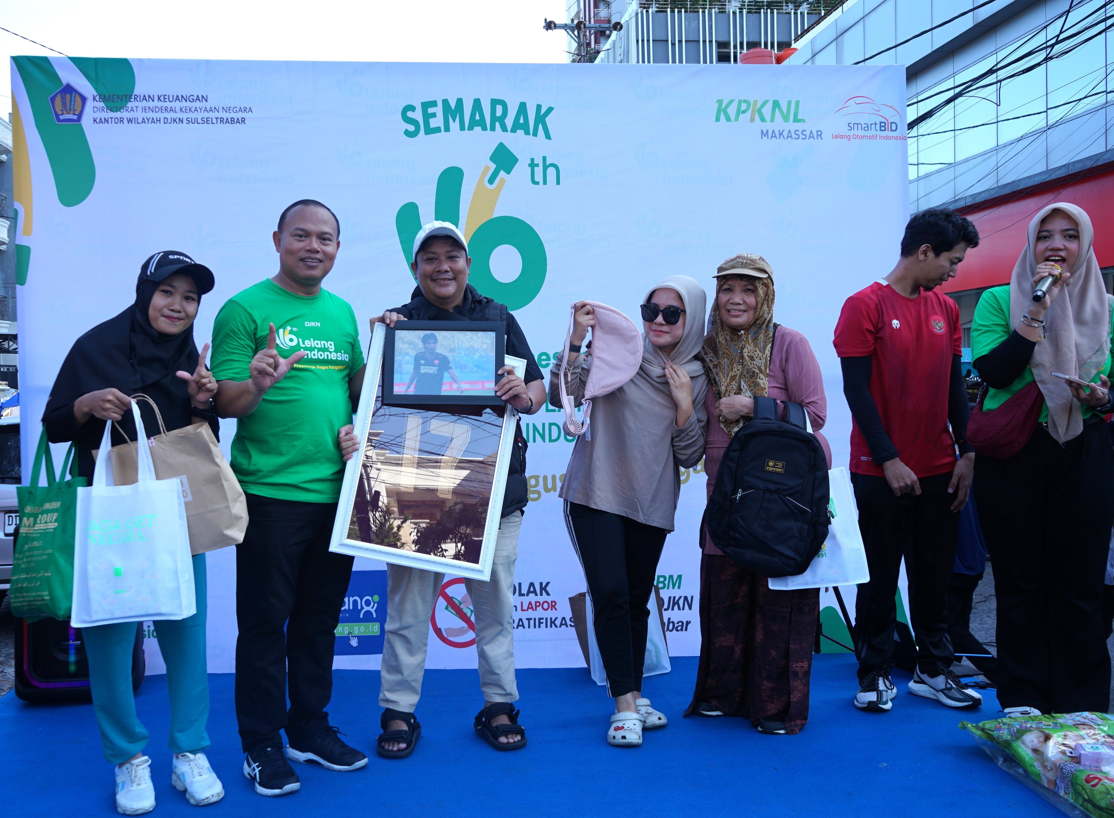 Kantor DJKN Sulseltrabar dan KPKNL Makassar Gelar Sosialisasi Lelang di CFD Boulevard
