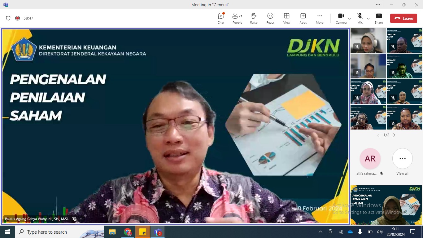 Forum Group Discussion - Pengenalan Penilaian Saham
