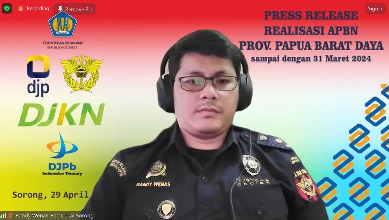 Siaran Pers: Realisasi APBN Provinsi Papua Barat Daya sampai dengan 31 Maret 2024