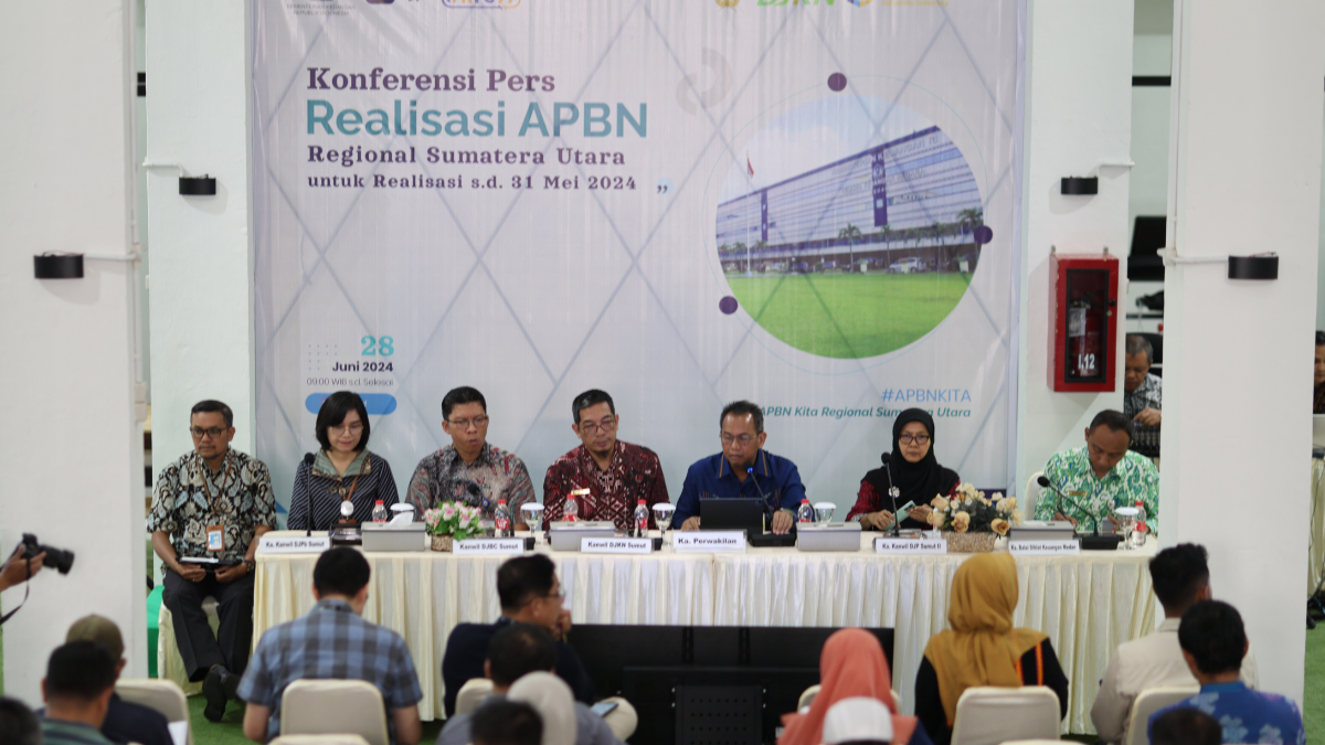Kinerja APBN Sumatera Utara sampai Mei 2024 Menunjukkan Kinerja yang Positif
