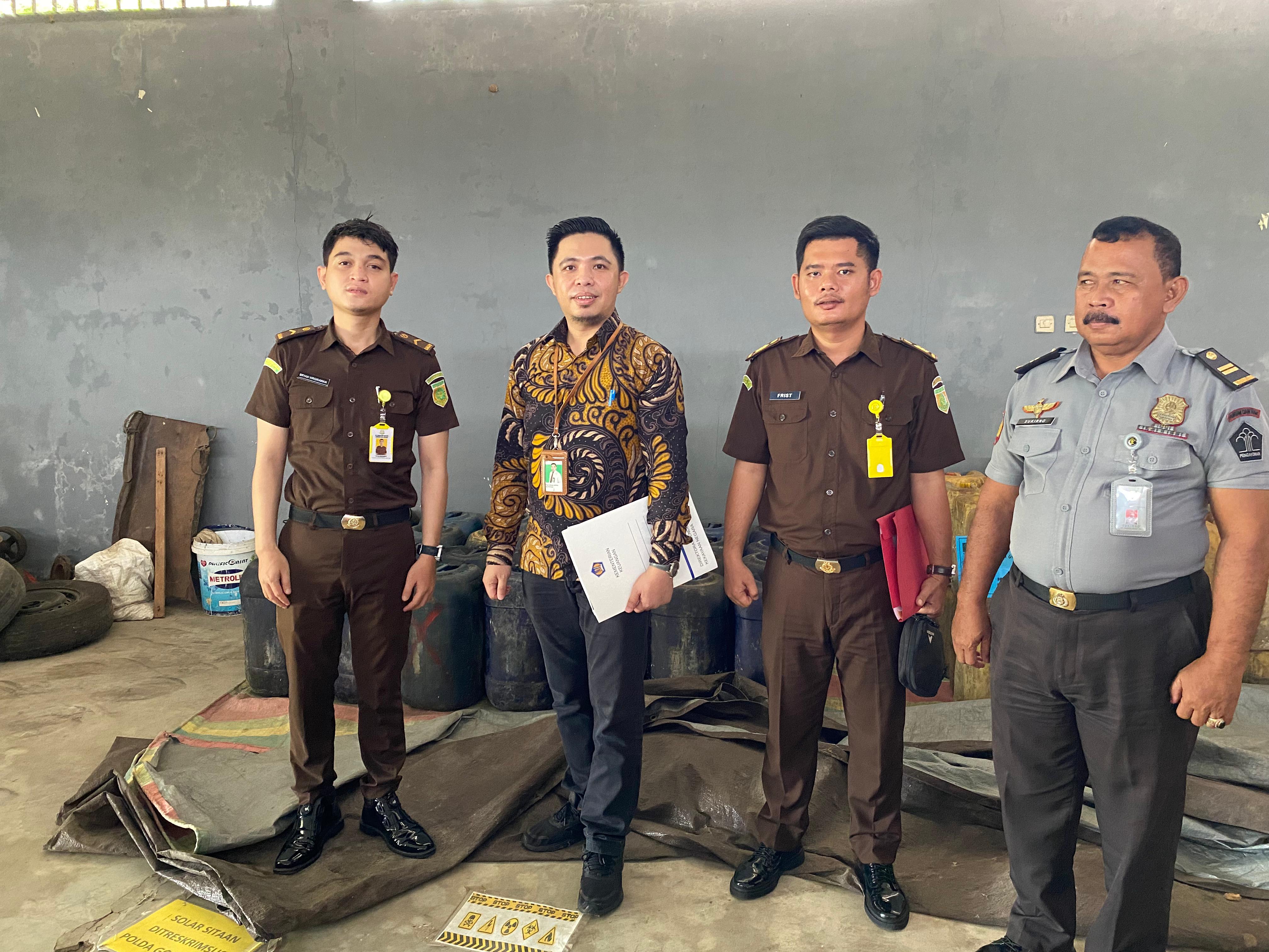 Penilai Pemerintah Nilai Barang Rampasan BBM Jenis Solar Bersubsidi