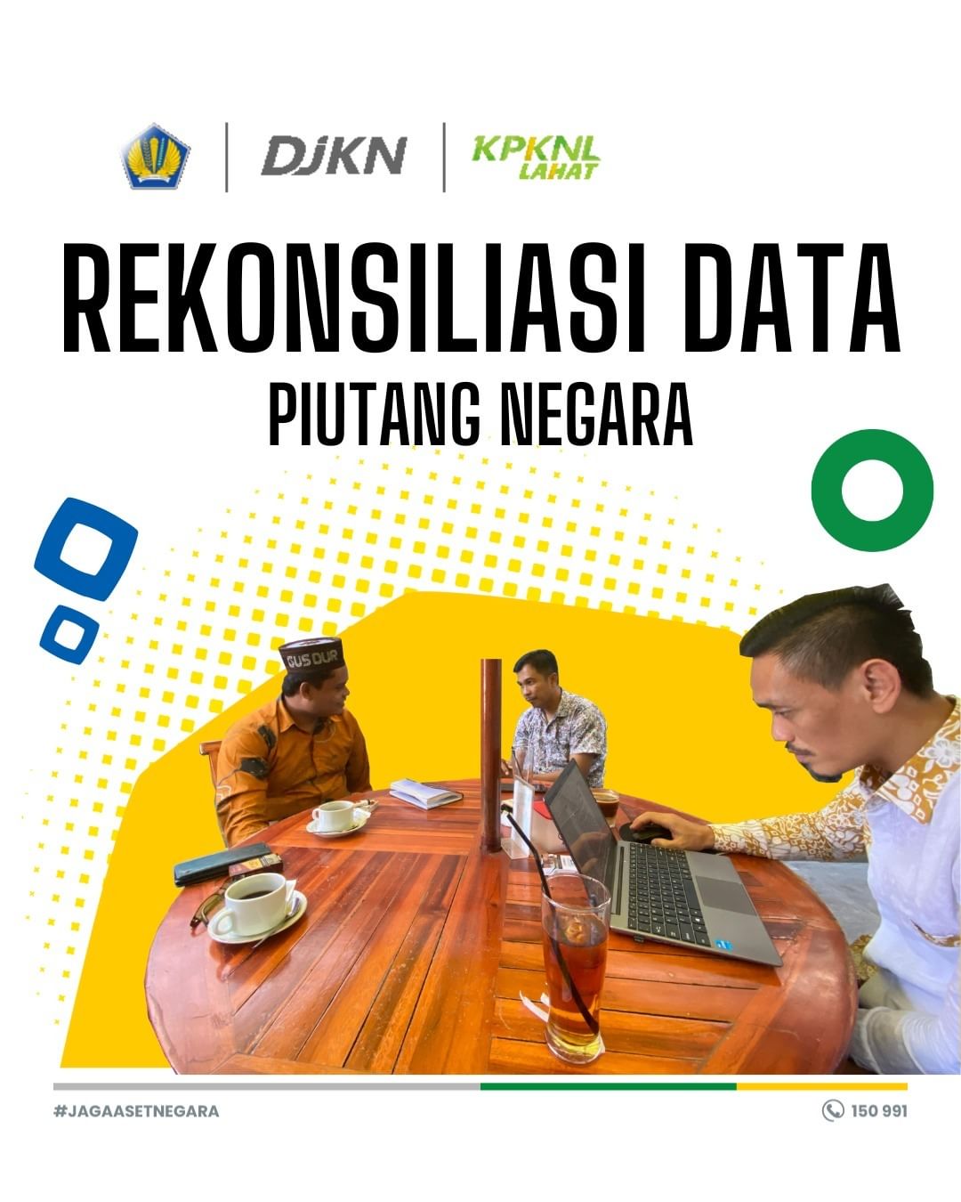 Rekonsiliasi Data Pengurusan PN di Pemda Lubuklinggau cq. BPKAD dan Dinas Koperasi Usaha Kecil Menengah Lubuklinggau