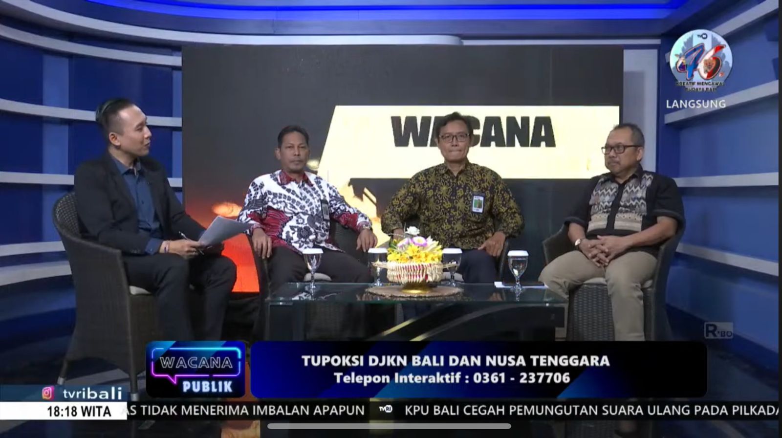 Kanwil DJKN Balinusra Kenalkan Tupoksi via Siaran Televisi