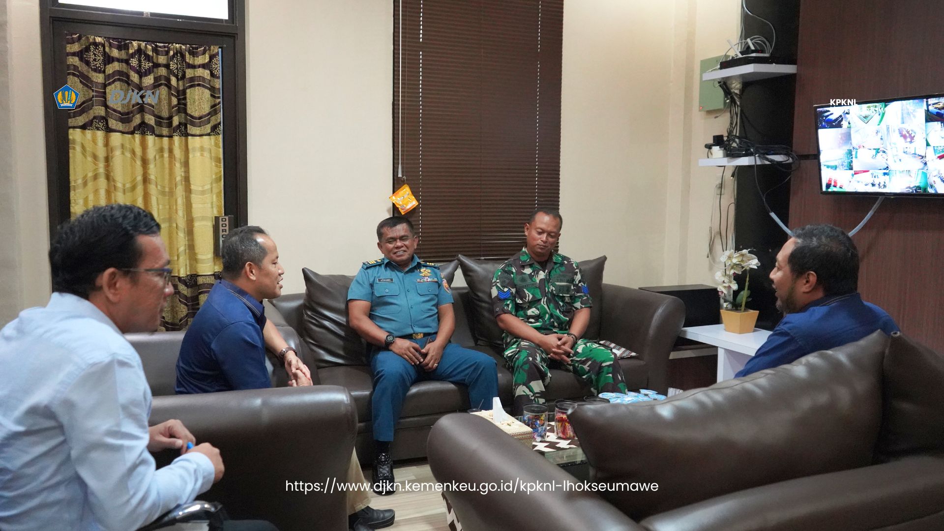 KPKNL Lhokseumawe Terima Kunjungan dari LANAL Lhokseumawe untuk Koordinasi Penghapusan Barang Milik Negara 