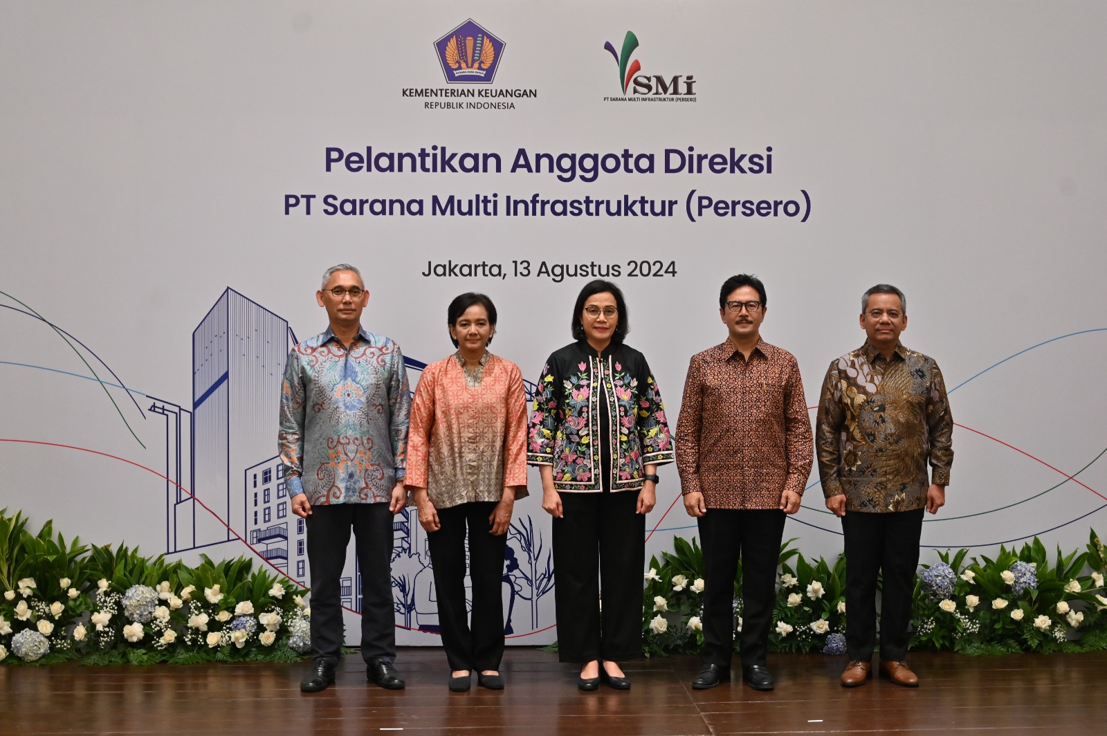 Lantik Direksi PT SMI, Menkeu Harapkan Perseroan Memberikan Dampak Positif bagi Pembangunan Indonesia