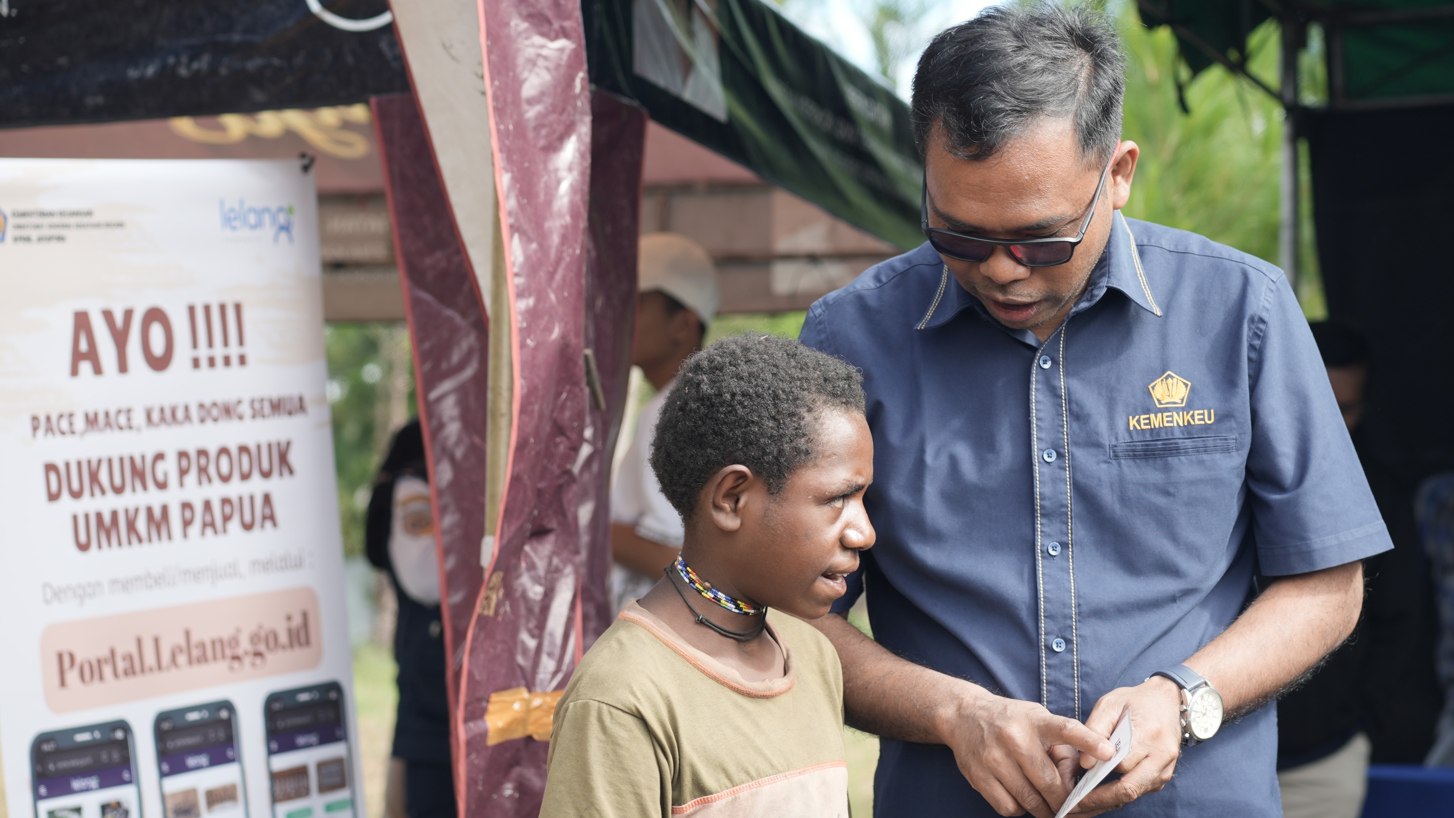KPKNL Jayapura sukses menyelenggarakan Kedai Lelang UMKM dalam Festival Budaya Lembah Baliem