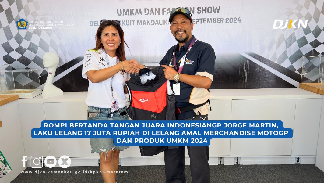 Rompi Bertanda Tangan Juara IndonesianGP Jorge Martin, Laku Lelang 17 Juta Rupiah di Lelang Amal Merchandise MotoGP dan Produk UMKM 2024
