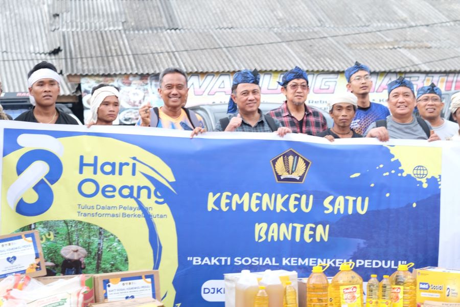 Kemenkeu Satu Banten Peduli Baduy