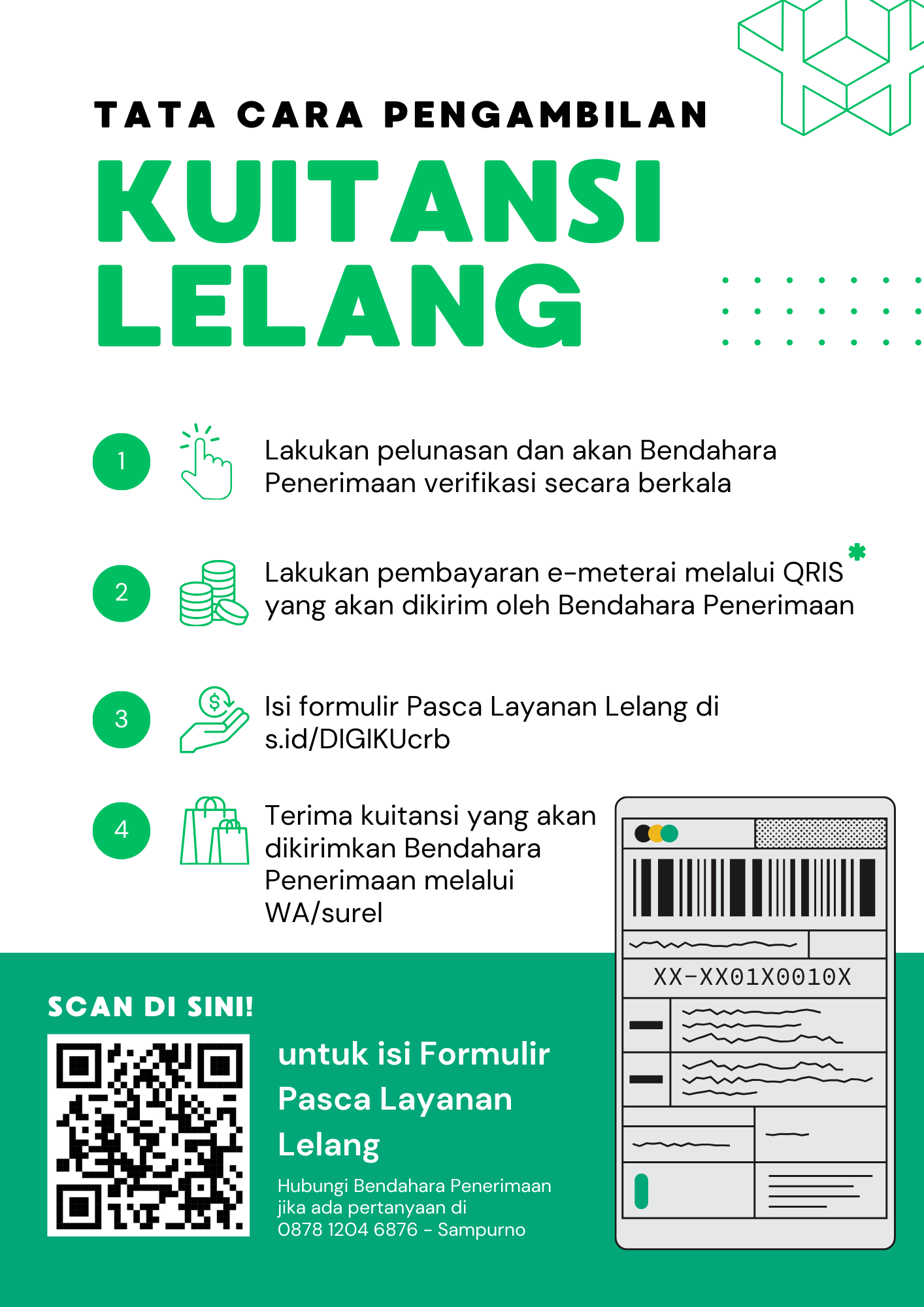Tak Perlu Lagi Repot, KPKNL Cirebon Hadirkan Kuitansi Lelang Digital dengan DIGIKU
