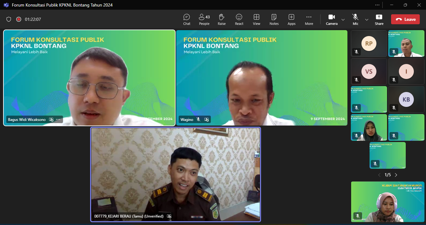 Menjaring Masukan Pengguna Layanan melalui Forum Konsultasi Publik