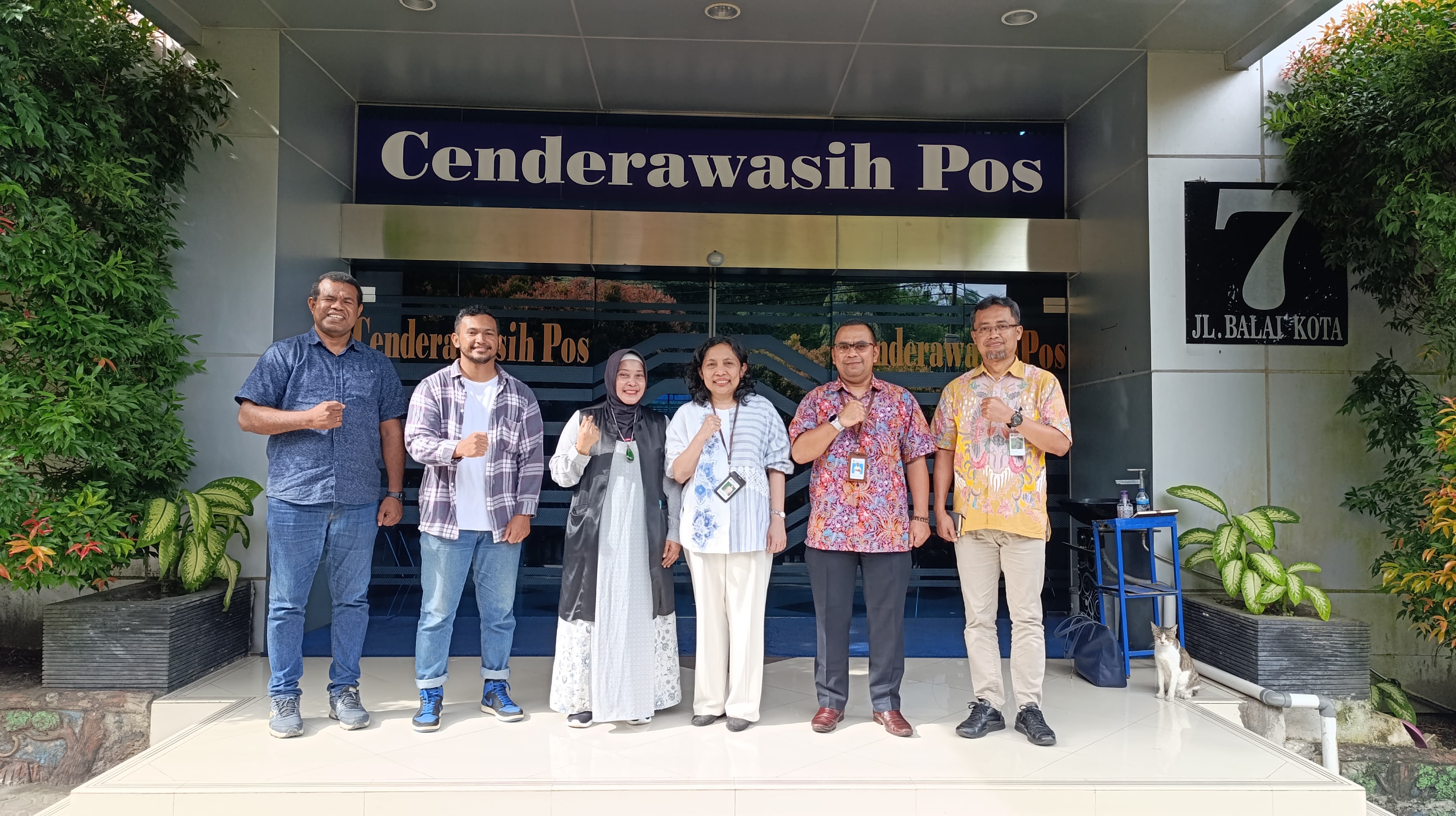 Kepala Kanwil DJKN Papua, Papua Barat, dan Maluku kunjungi Cendrawasih Post