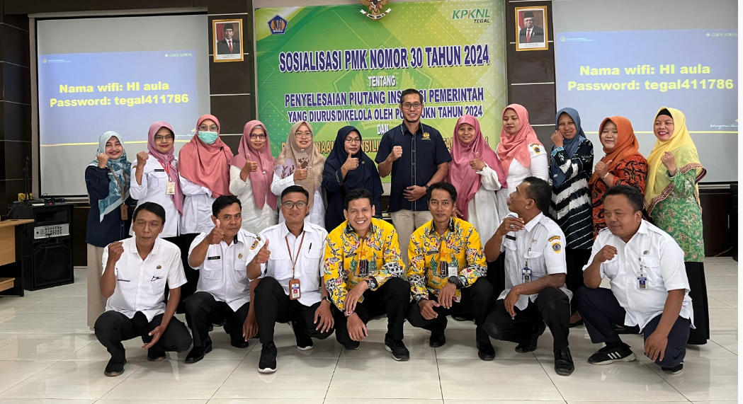 KPKNL Tegal Gelar Rekonsiliasi Piutang Negara Semester I Tahun 2024 dan Sosialisasi PMK 30 Tahun 2024