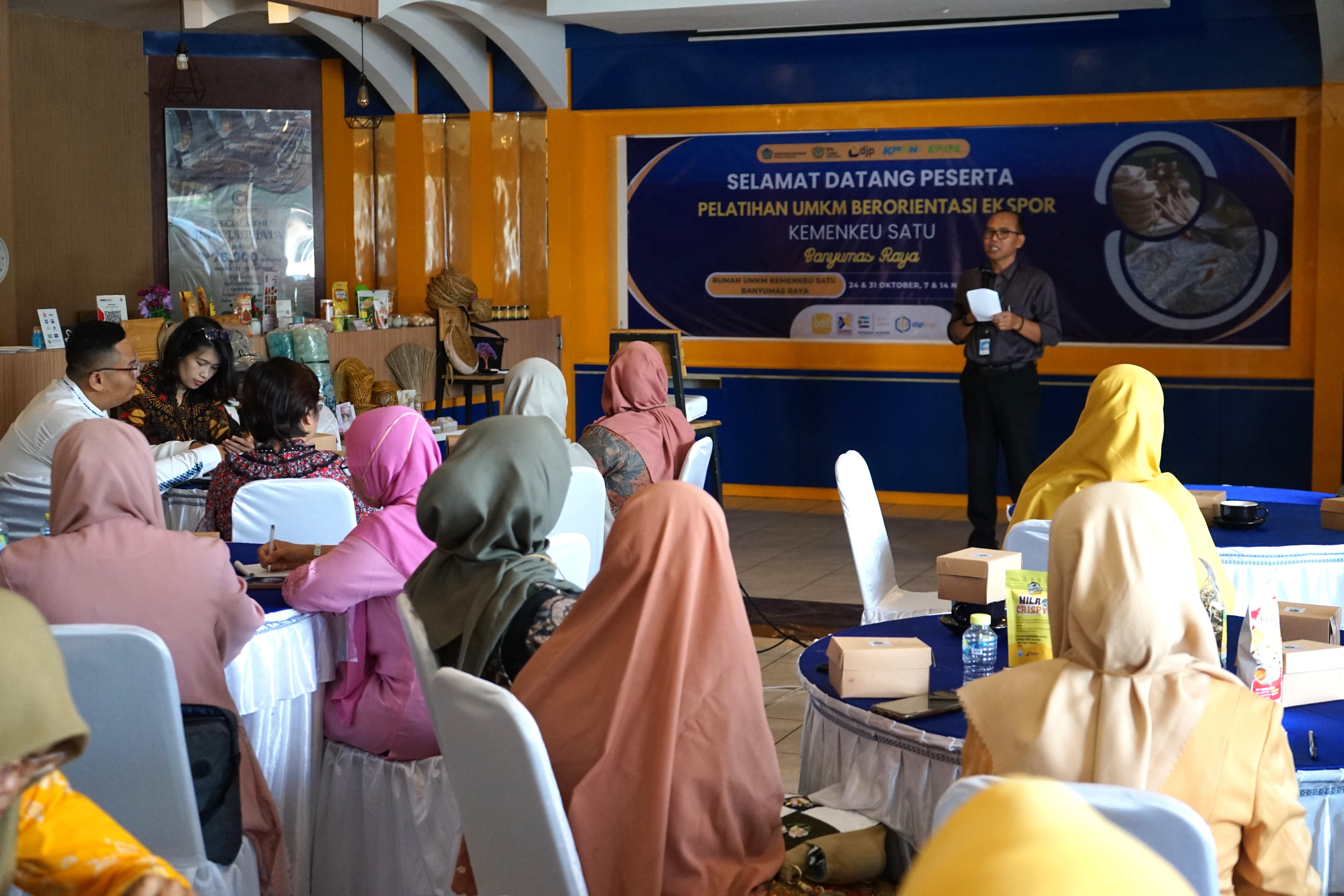 Kemenkeu Satu Banyumas Raya Gelar Pelatihan UMKM Berorientasi Ekspor
