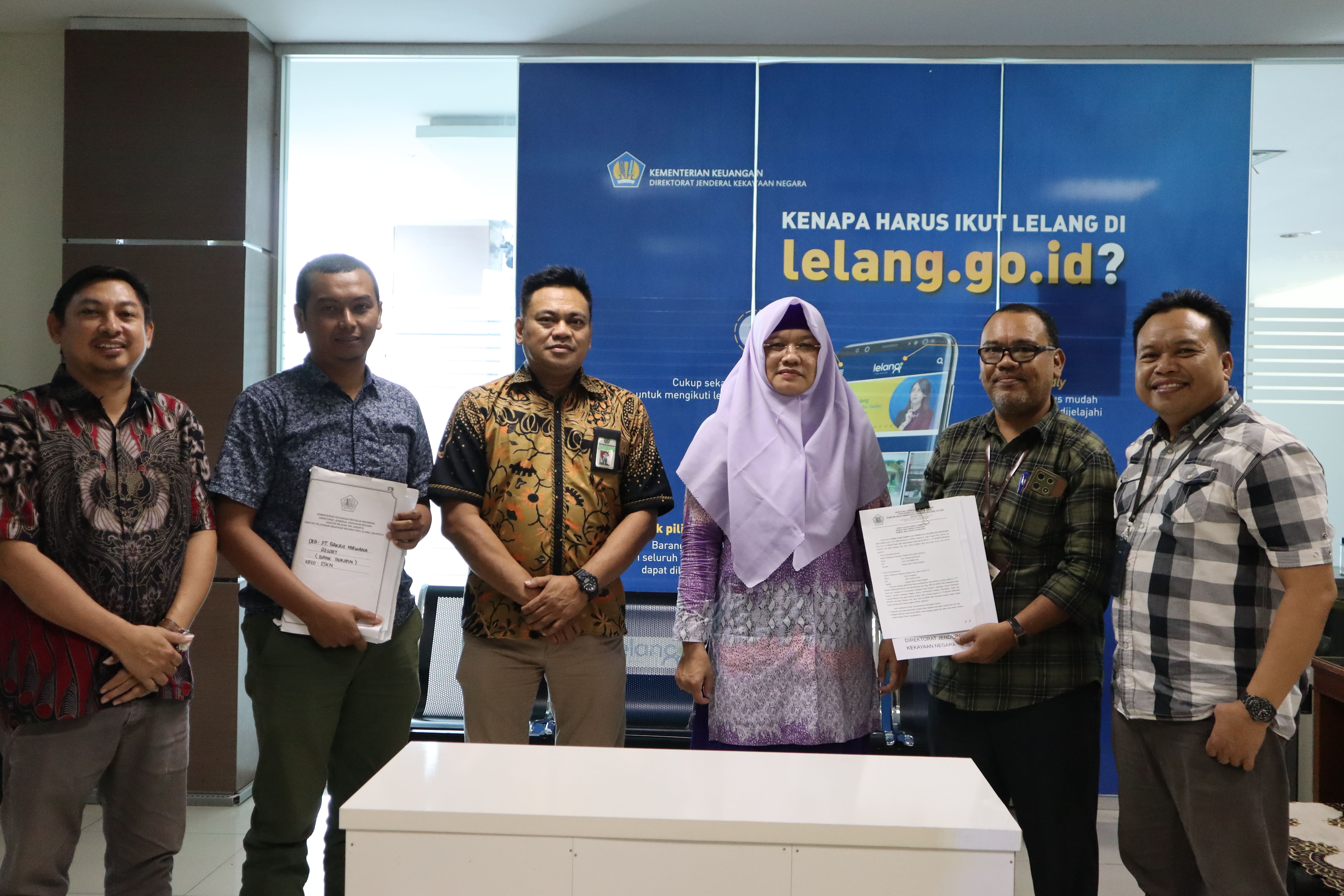 Sinergi Penatausahaan Piutang Negara, KPKNL Jakarta III Terima Penyerahan Aset Kredit eks Bank Bukopin dari KPKNL Jakarta II