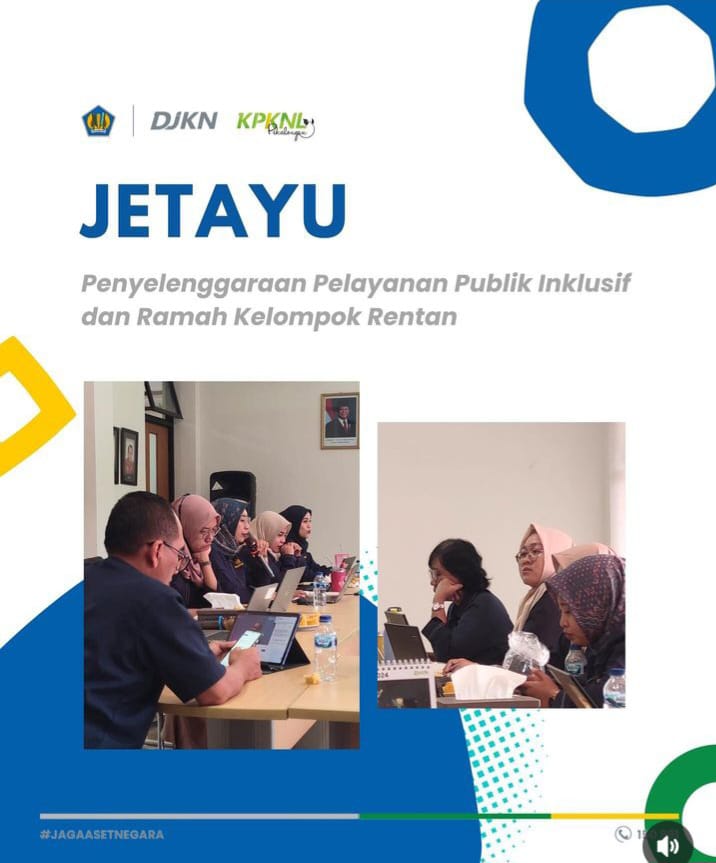 JETAYU EDISI "SHARING KNOWLEDGE TENTANG PENYELENGGARAAN PELAYANAN PUBLIK INKLUSIF DAN RAMAH KELOMPOK RENTAN"
