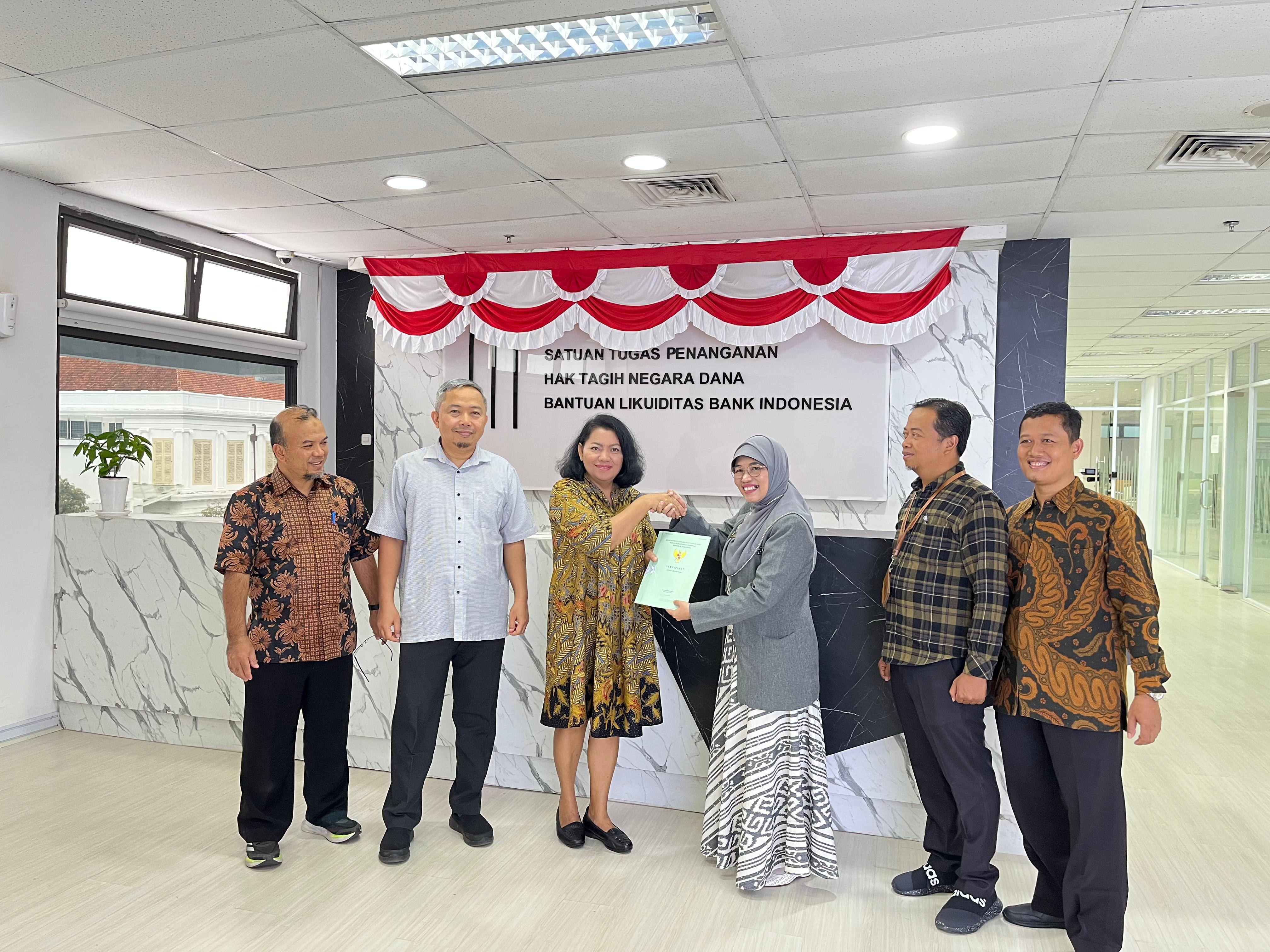 Dua Bidang Tanah Aset BLBI Di Pekanbaru Berhasil Disertifikatkan menjadi Sertifikat Hak Pakai oleh KPKNL Pekanbaru