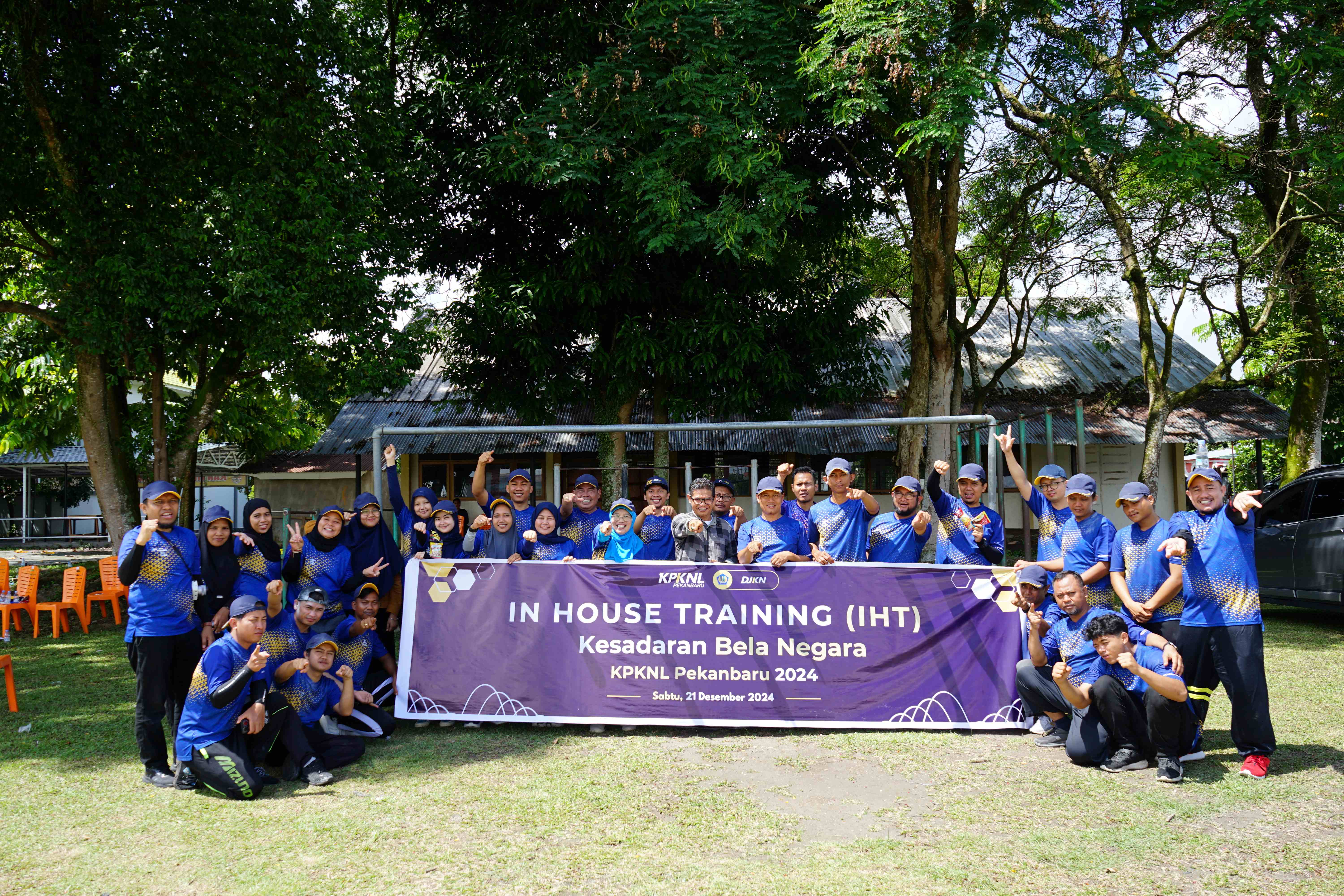 In House Training Kesadaran Bela Negara, Pupuk Jiwa Korsa dan Tingkatkan Kerja Sama Pegawai KPKNL Pekanbaru