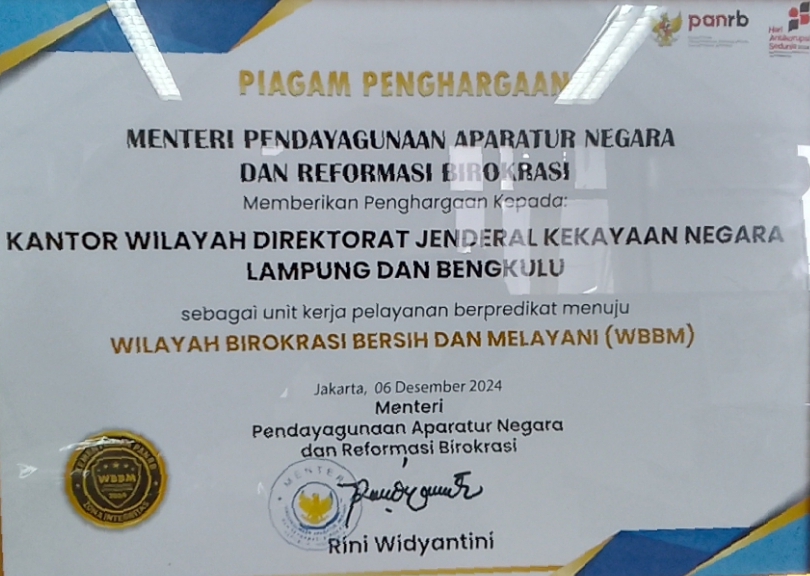 Peran Integritas dan Pelayanan Publik dalam Mencapai Predikat WBBM: Studi Kasus Kanwil DJKN Lampung dan Bengkulu dan Perusahaan di Tiongkok