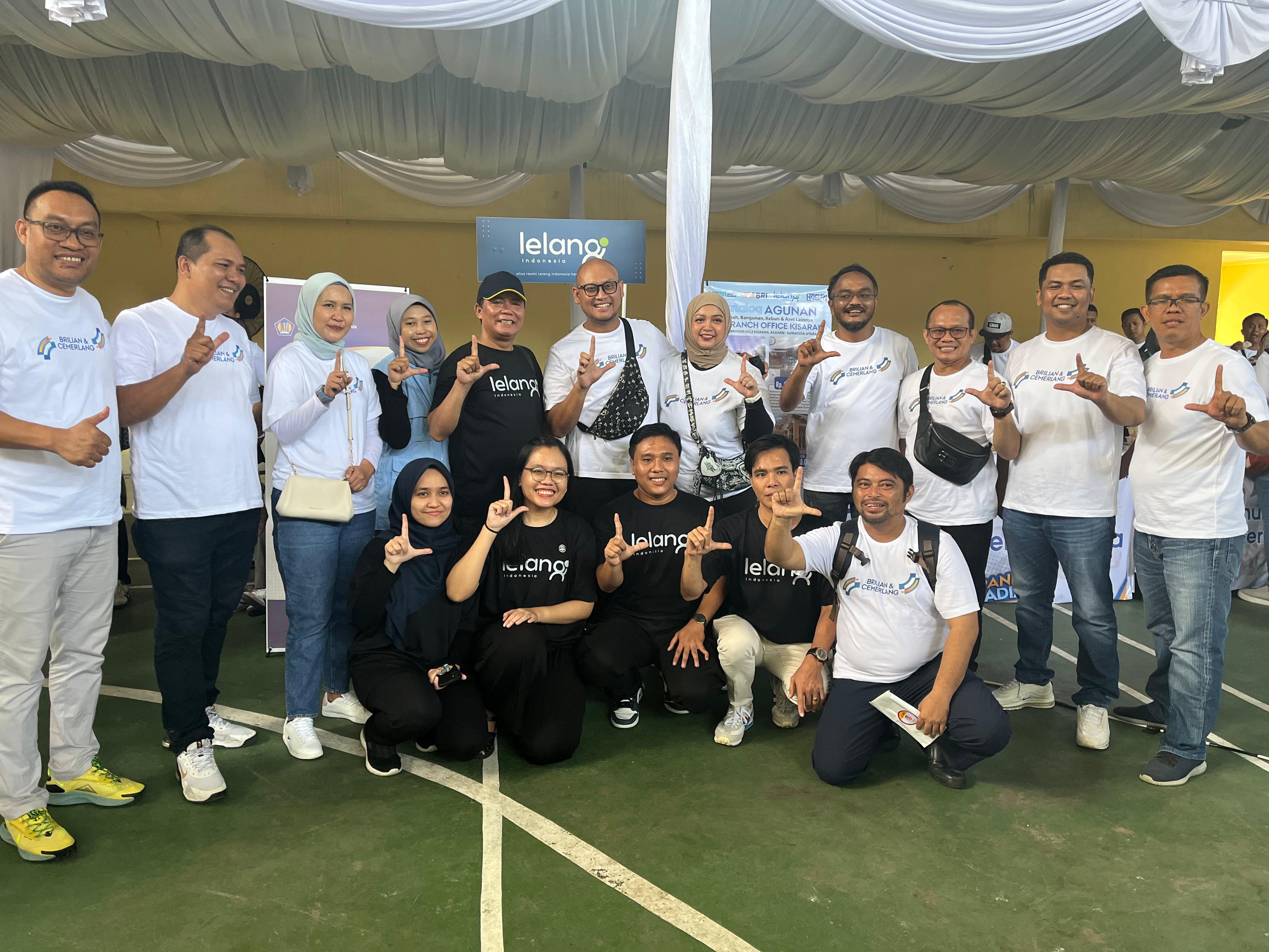 Edukasi Lelang melalui Kegiatan Eksibisi Lelang dan Public Campaign Anti Gratifikasi pada Acara HUT BRI-Ke 129 di Kisaran