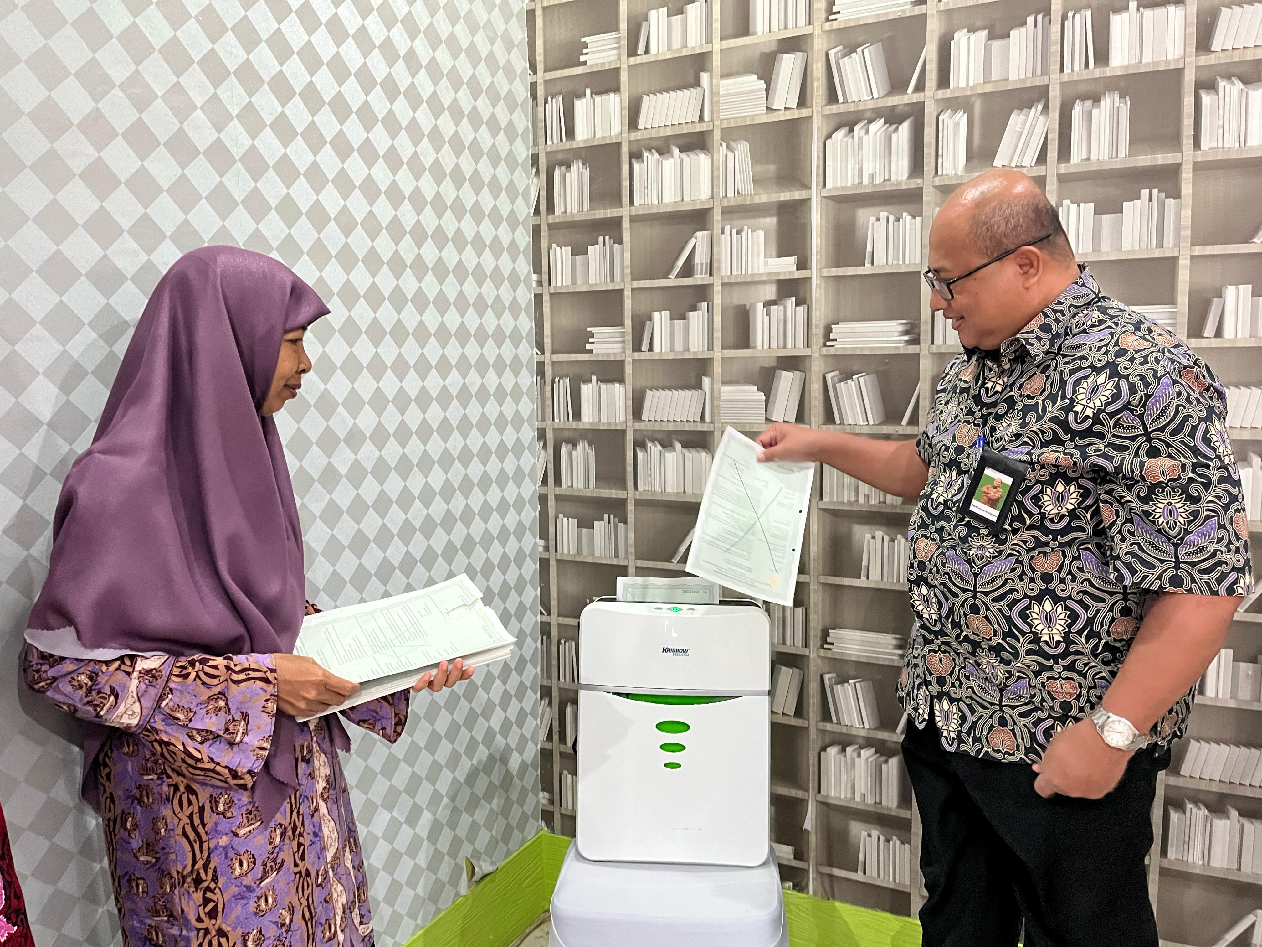 Pengamanan dari Tindak Pemalsuan Dokumen, KPKNL Palembang Musnahkan Security Paper