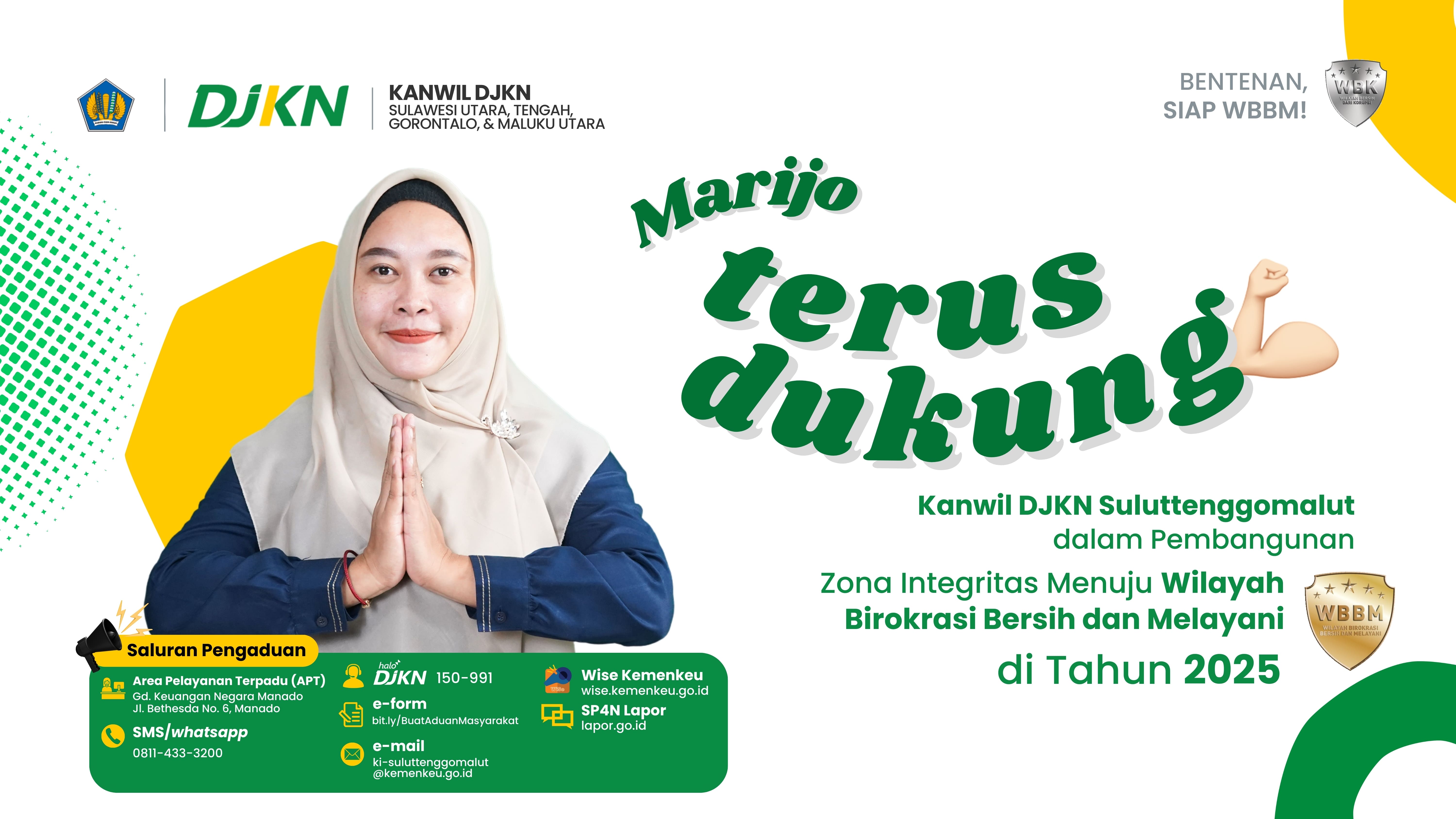 Pembangunan Zona Integritas (ZI) Menuju Wilayah Birokrasi bersih dan Melayani (WBBM)