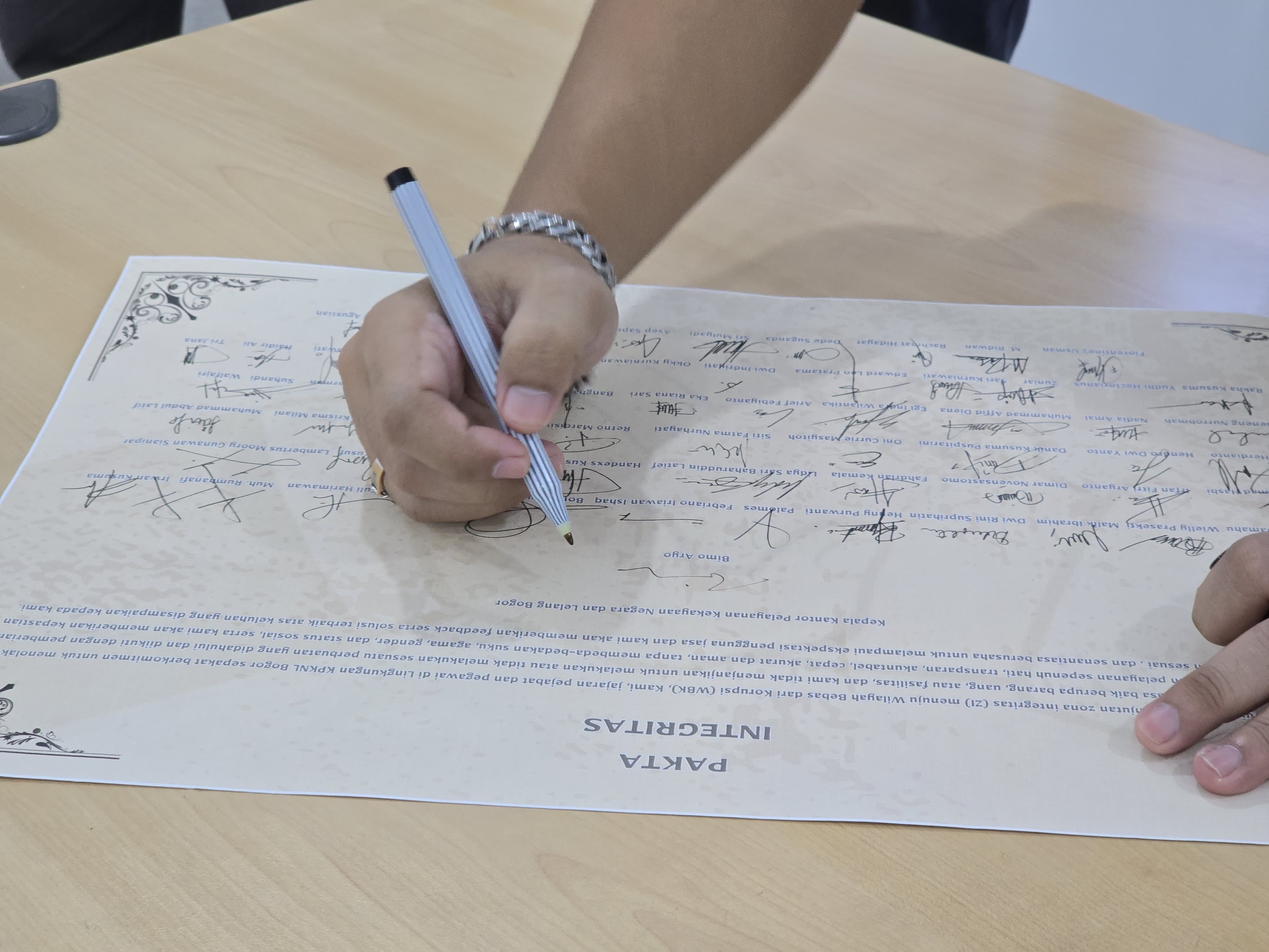 Sosialisasi Pembangunan ZI WBK dan Penandatanganan Pakta Integritas KPKNL Bogor