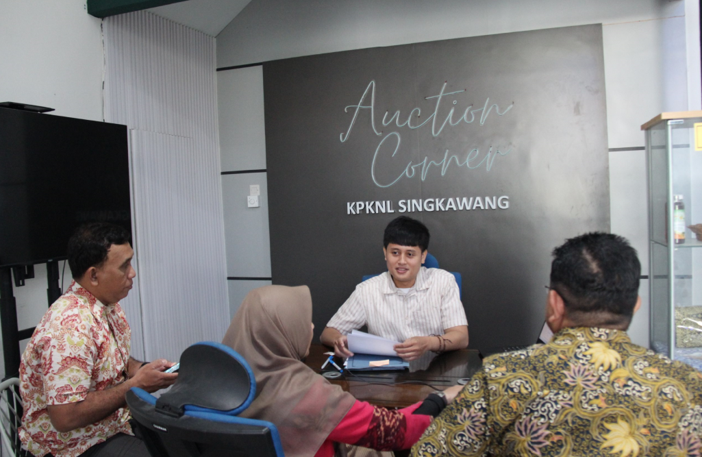 Sebagai Upaya Mendorong Optimalisasi Pendayagunaan Aset, KPKNL Singkawang Melaksanakan Lelang Hak Menikmati 