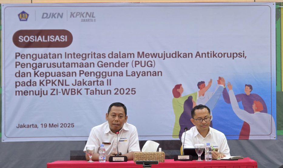 KPKNL Jakarta II Gelar Sosialisasi Penguatan Integritas Menuju Zona Integritas WBK 2025