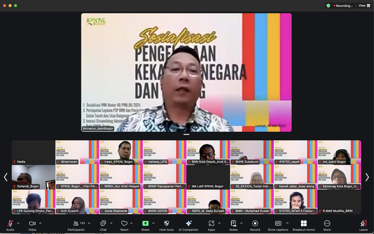 KPKNL Bogor Gelar Sosialisasi Percepatan Pengelolaan Kekayaan Negara dan Lelang