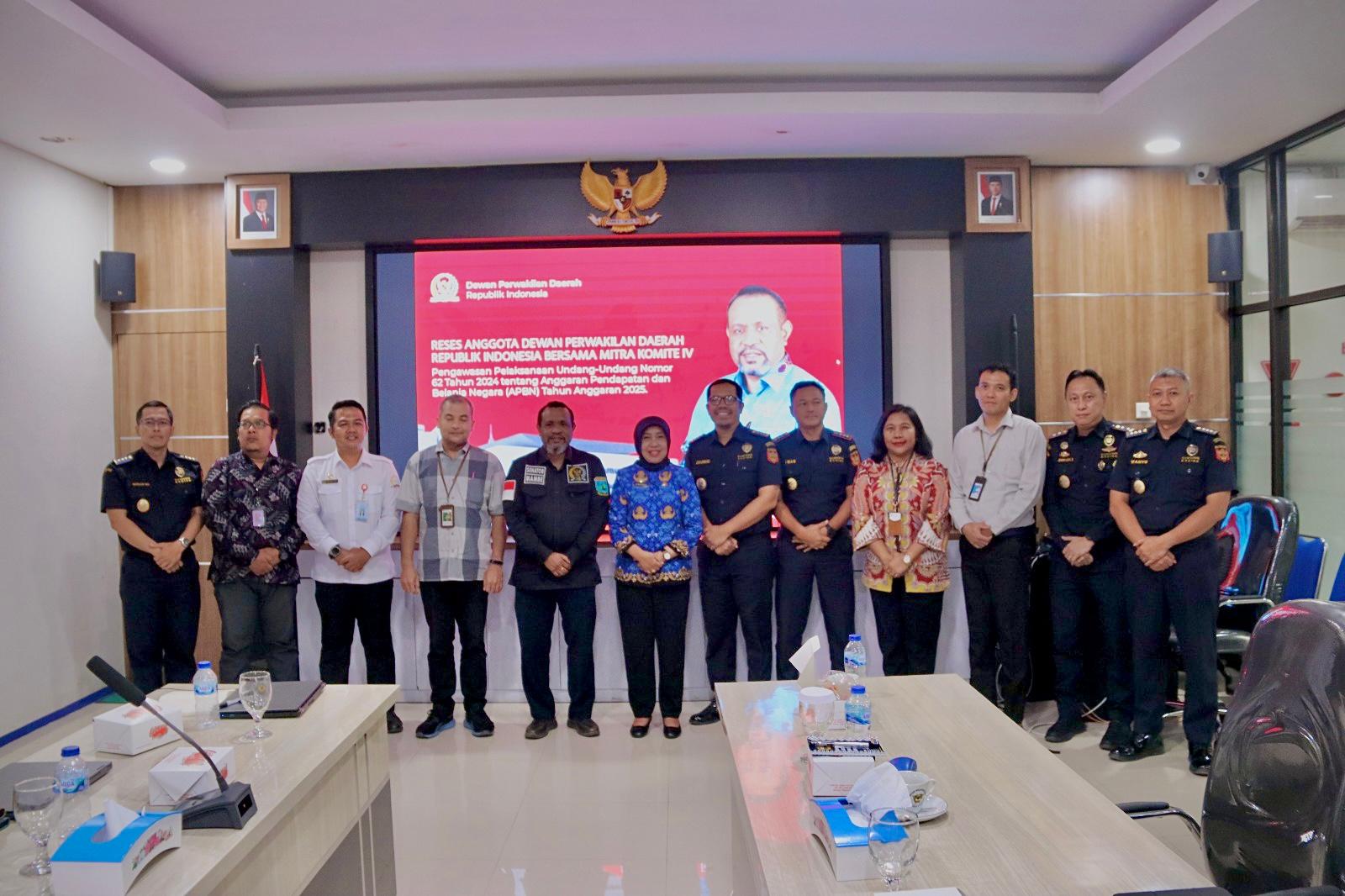 Kunjungan Kerja Reses Anggota DPD RI ke Kemenkeu Satu Sorong