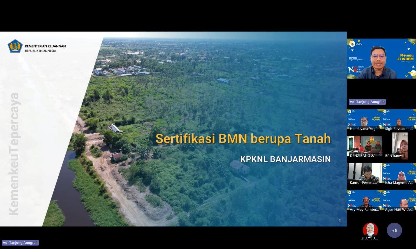 RAPAT PERCEPATAN SERTIFIKASI PADA ZIDAM VI/MULAWARMAN
